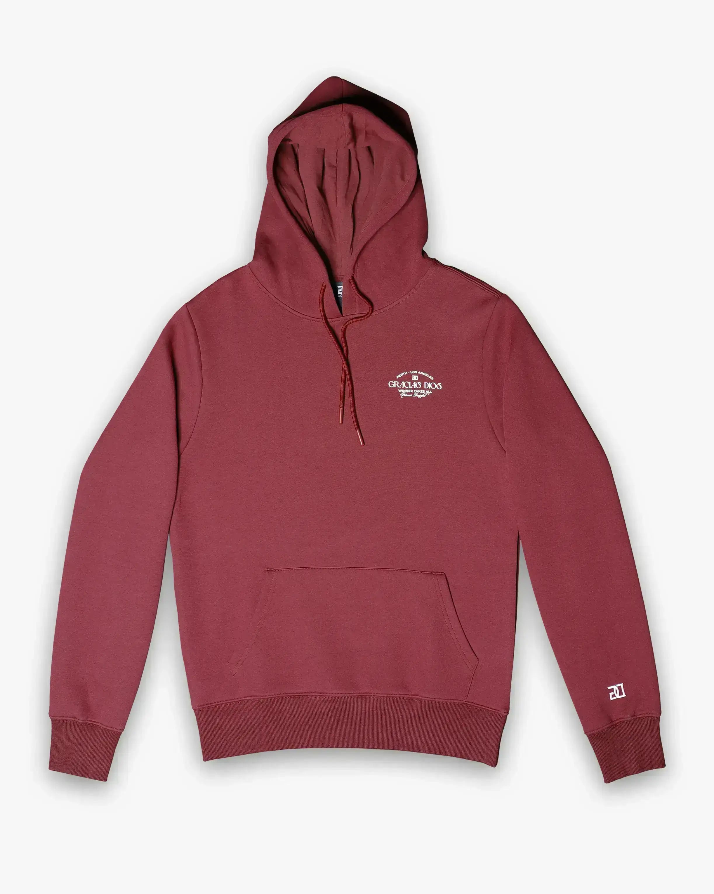 Gracias Dios Essential Maroon Hoodie
