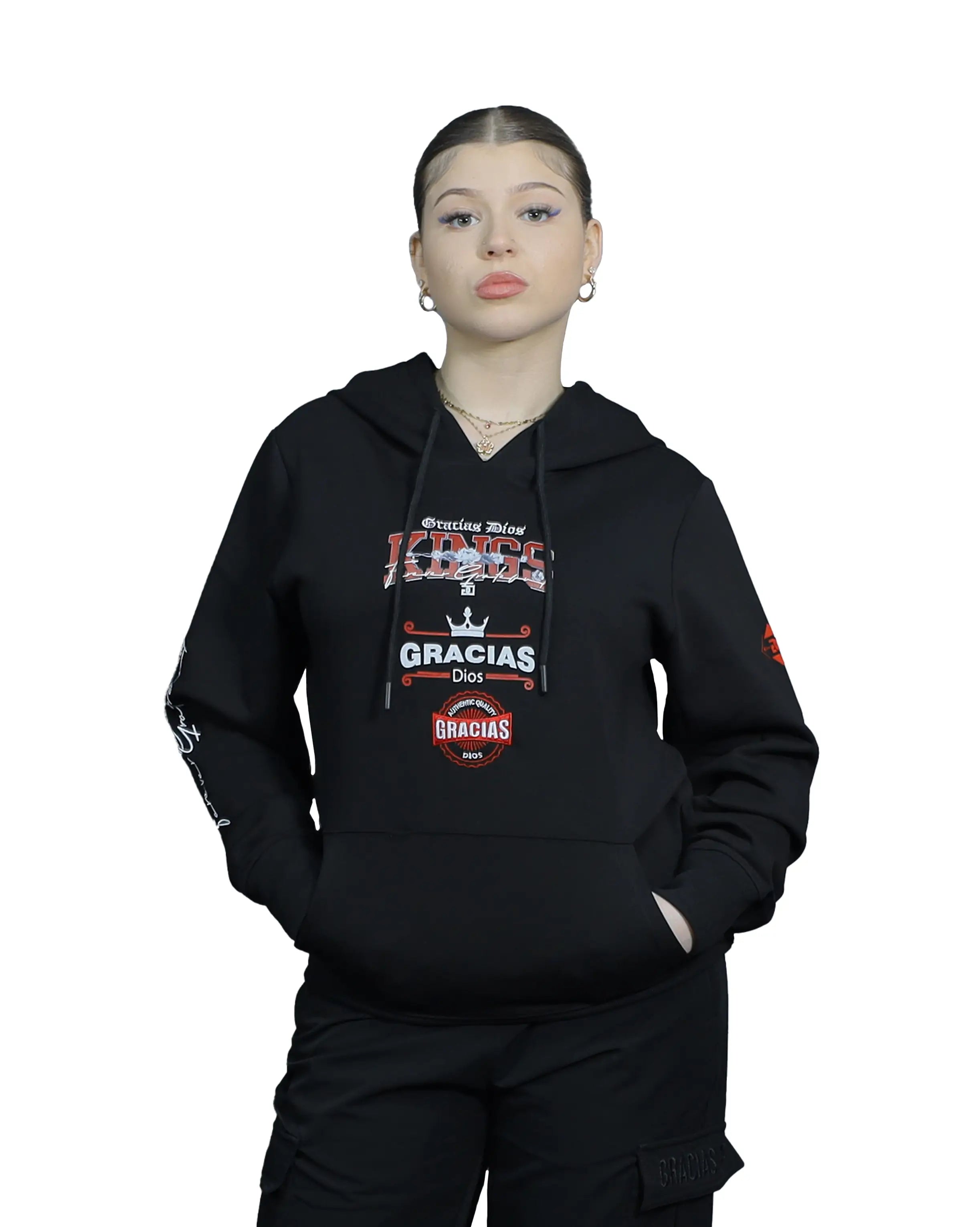 Gracias Dios Kings Hoodie