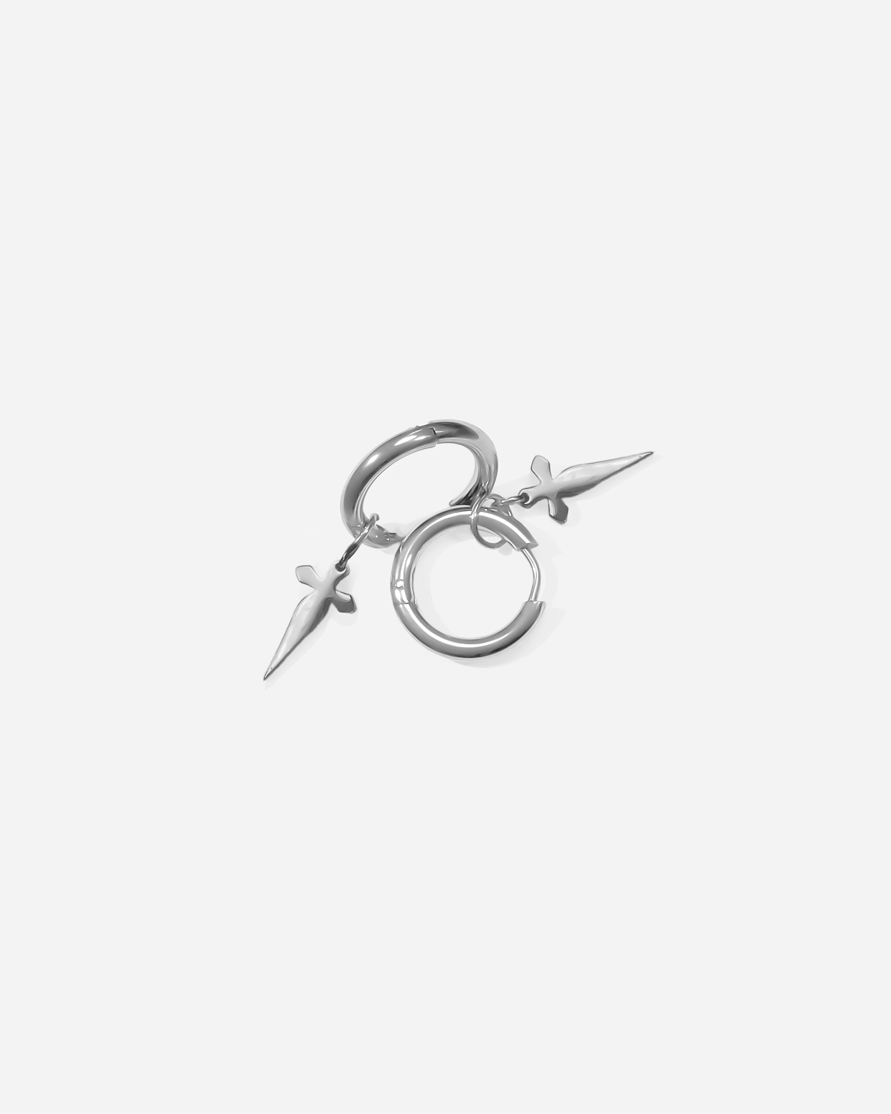 Chic Cross Sword Hoop Earrings – A Unique Twist on Classic Hoop Style