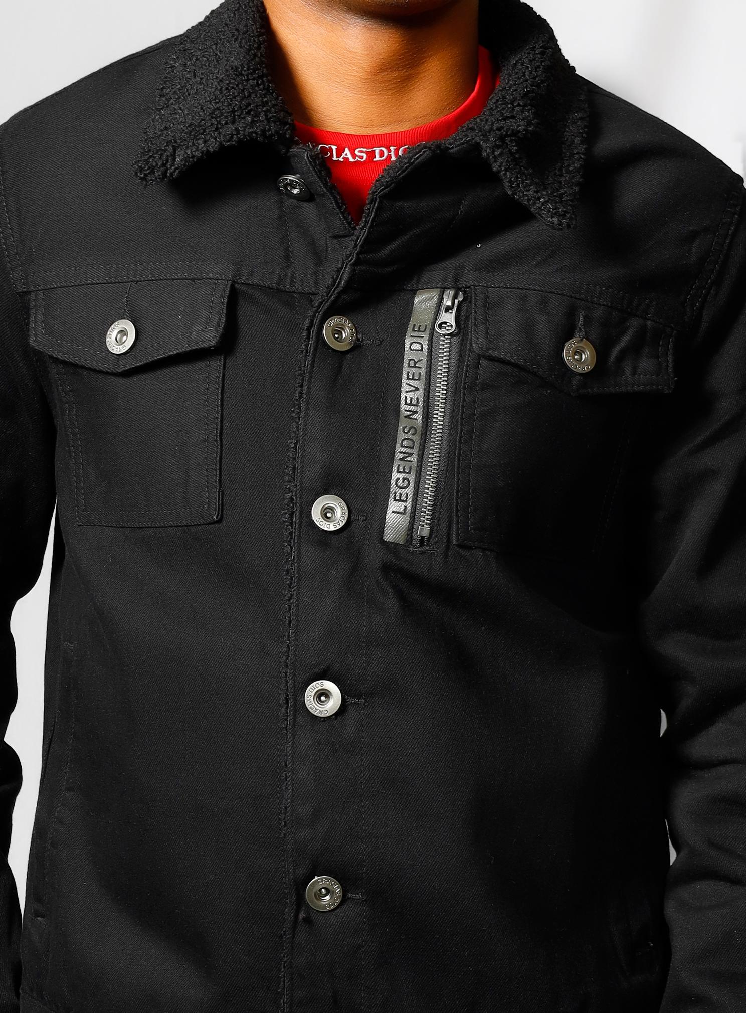 GD Denim Sherpa Jacket