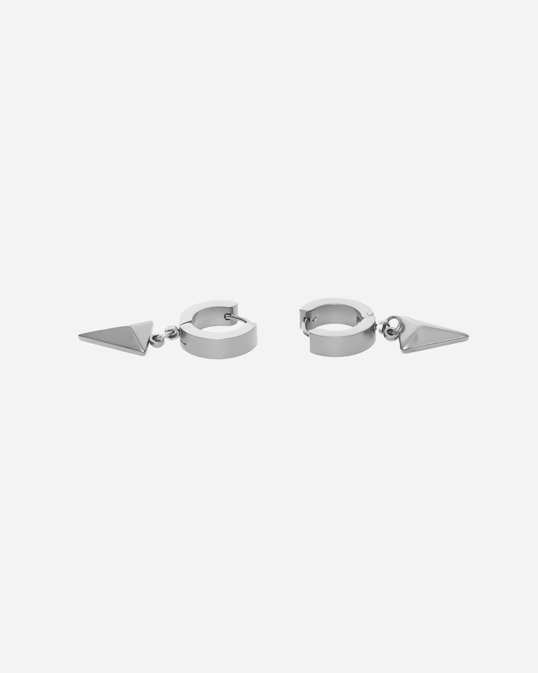 GD Triangle Punk Huggie Hoop Dangle Drop Earrings