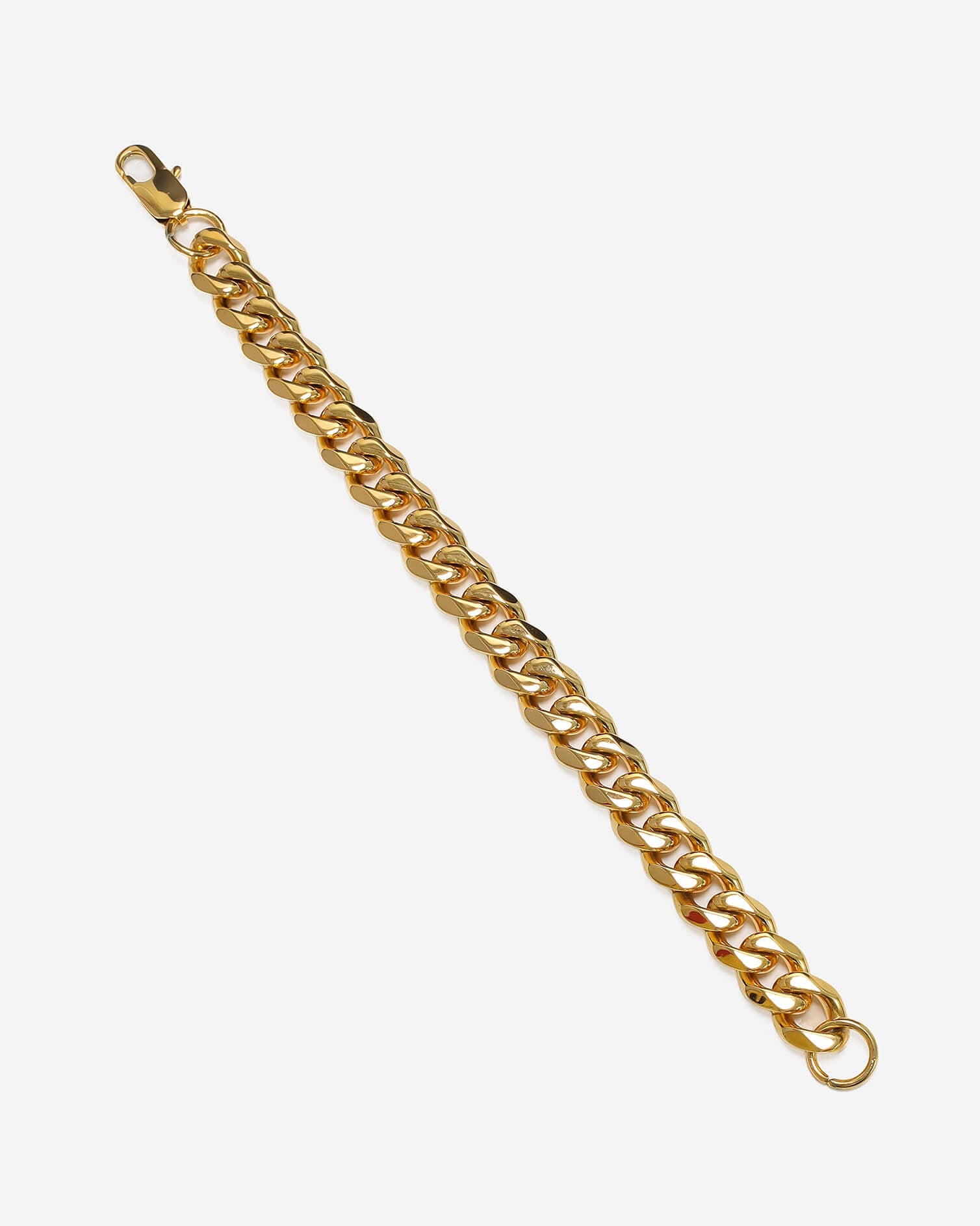 GD Cuban Bracelet 22k Gold Vermeil 10.5mm X 7.5Inch