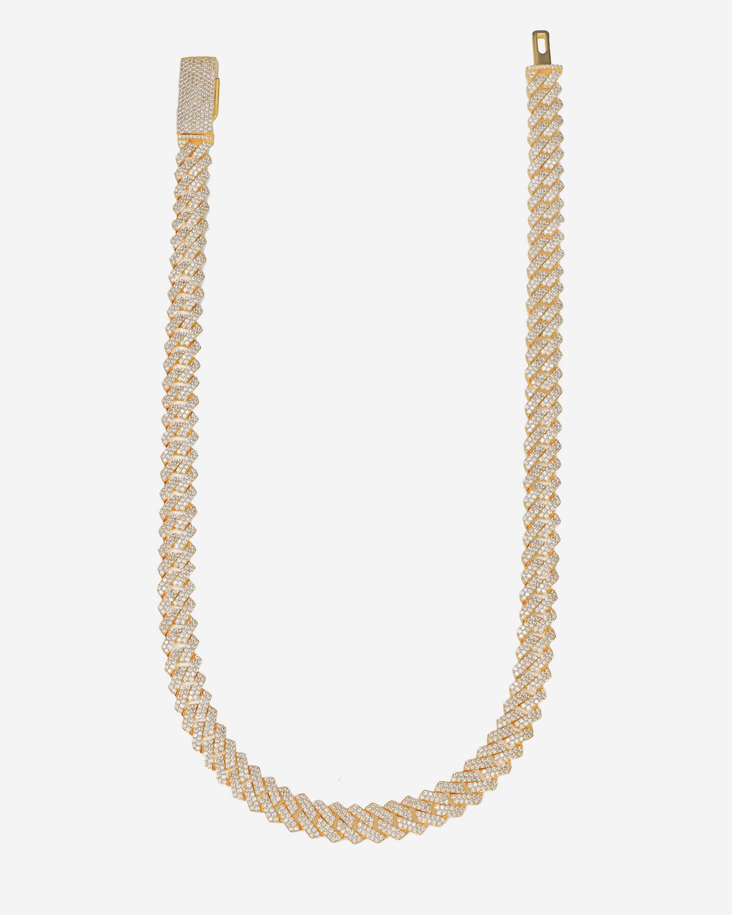 GD Ice Cubic Zirconia Chain 18k Gold Plated