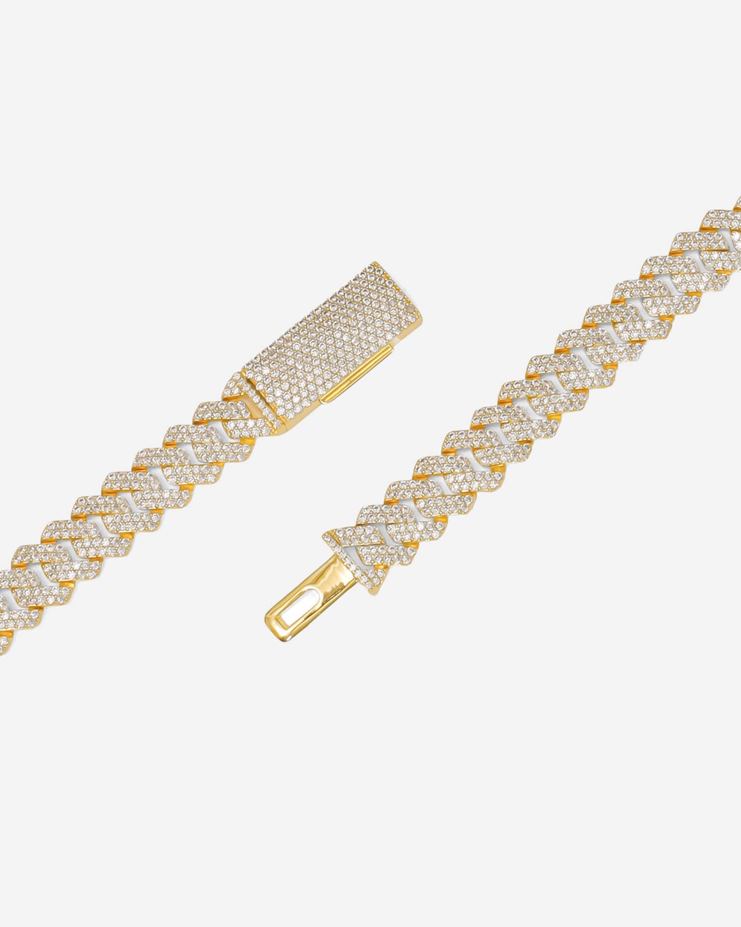 GD Ice Cubic Zirconia Chain 18k Gold Plated
