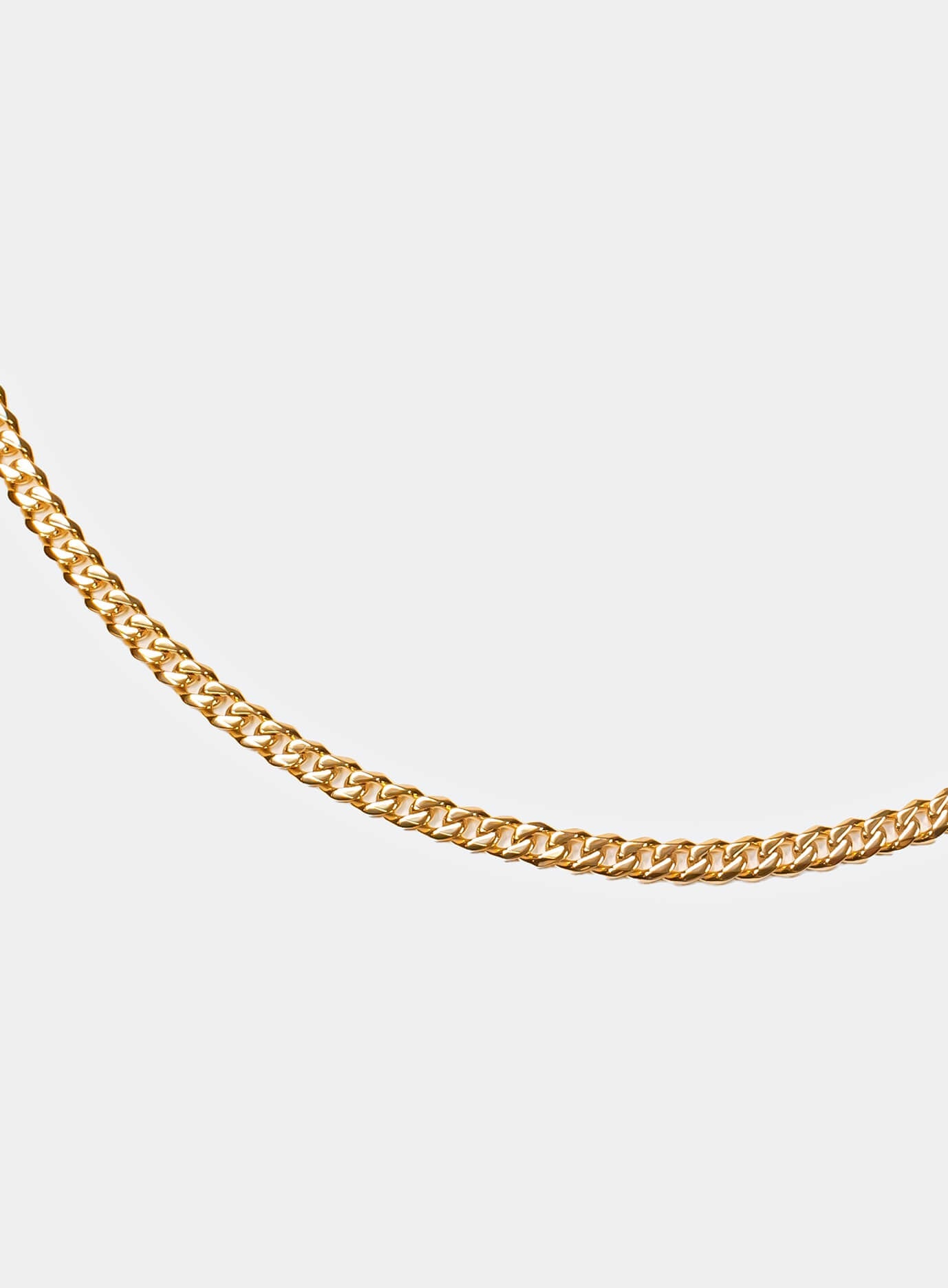 GD Gold Chain Stainless Steel 5.5mm x 55cm 18K Gold Plated