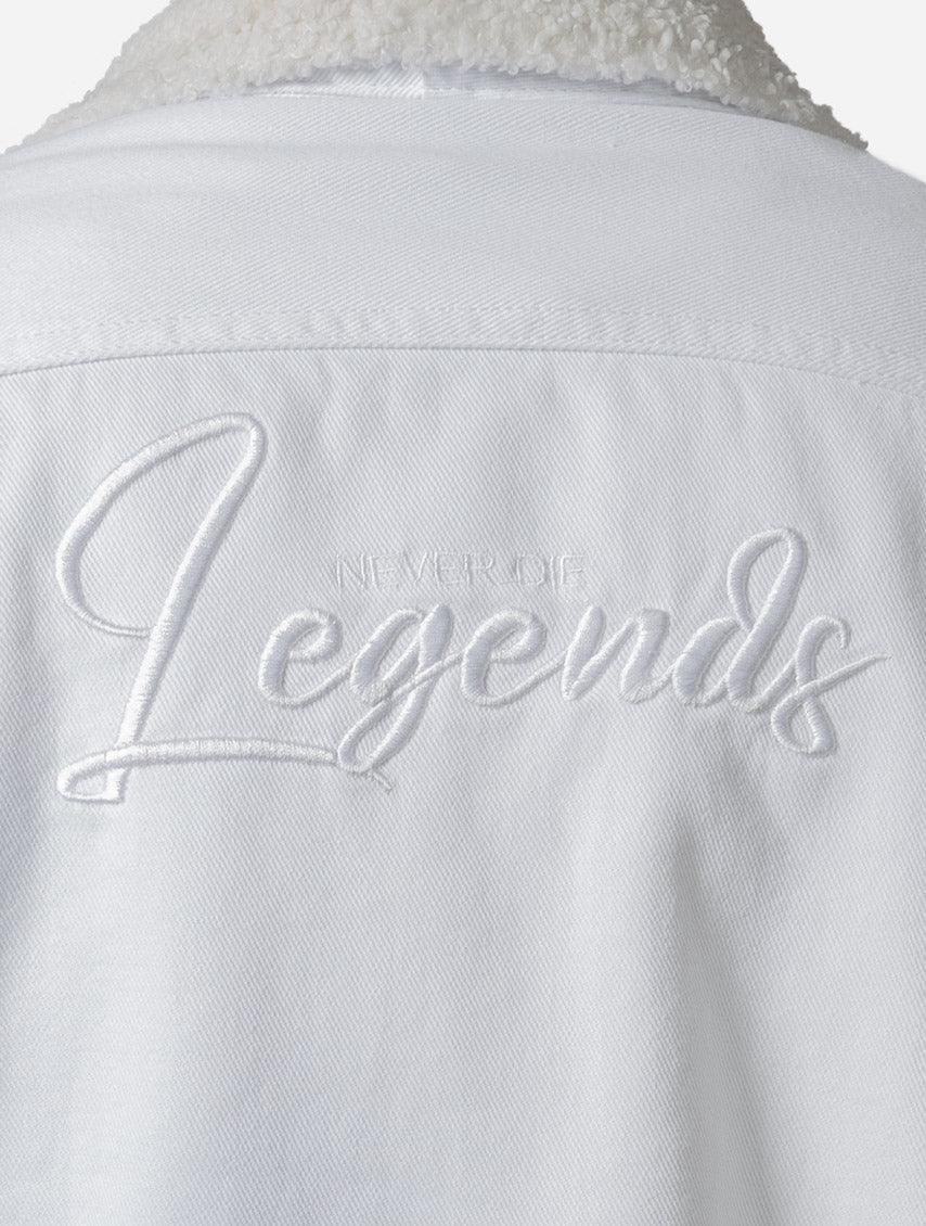 Gracias Dios GD Denim Sherpa Jacket - Challenger Streetwear