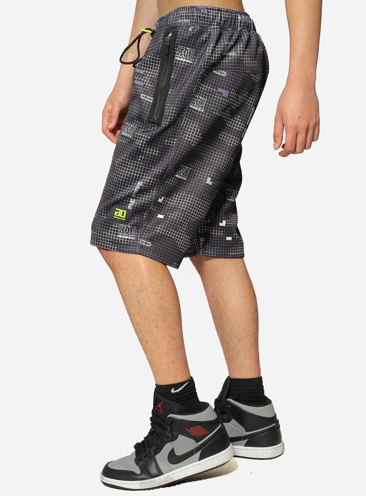 Gracias Dios Gracias Dios Geometric Map Short - Challenger Streetwear
