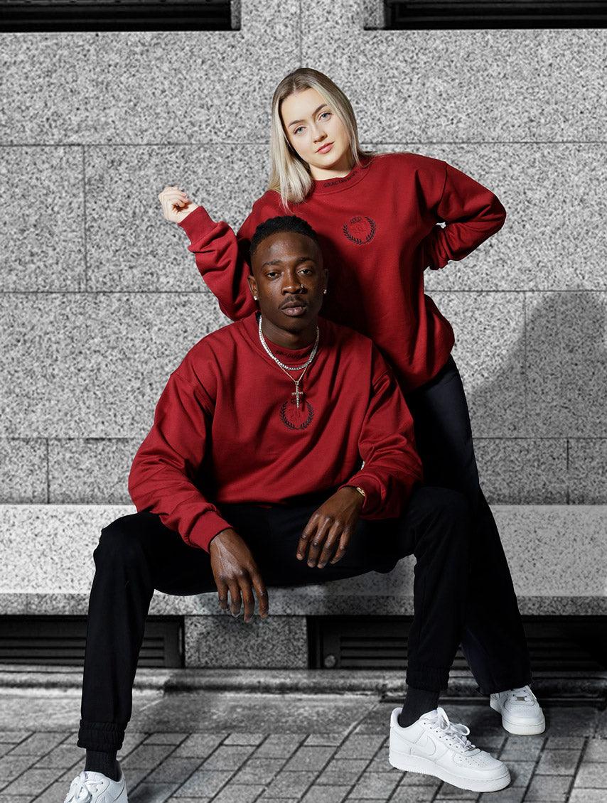 Gracias Dios GD Crown Oversized Sweatshirt - Challenger Streetwear