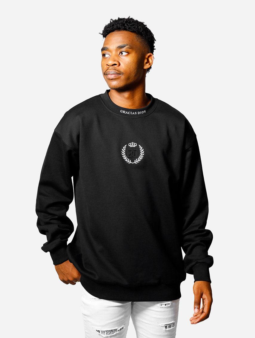 Gracias Dios GD Crown Oversized Sweatshirt - Challenger Streetwear