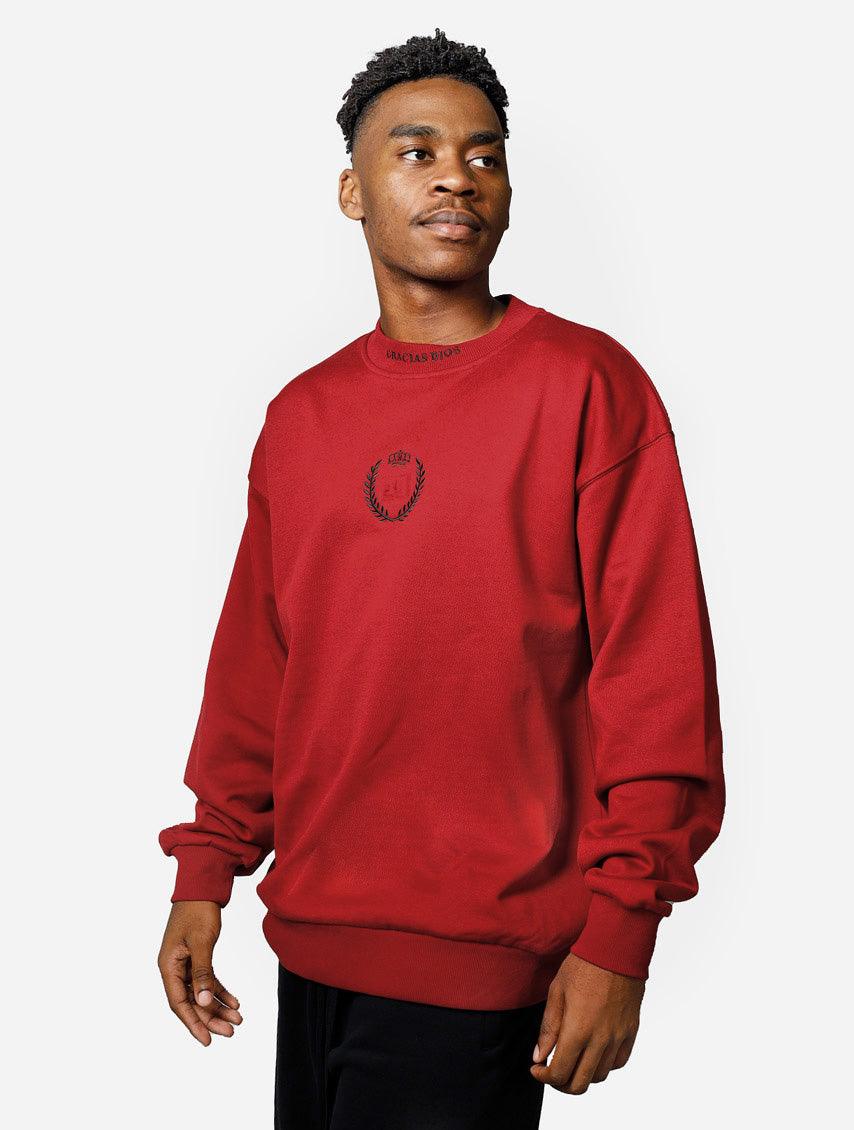 Gracias Dios GD Crown Oversized Sweatshirt - Challenger Streetwear