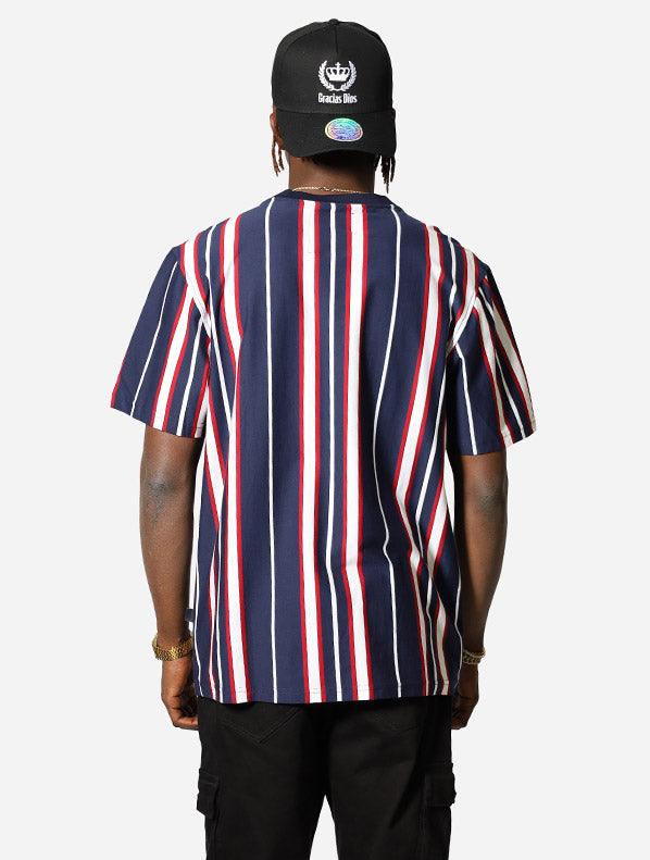 Gracias Dios GD Stripe T-Shirt - Challenger Streetwear