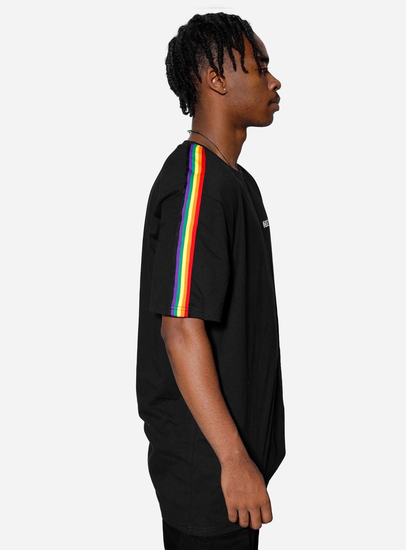 Gracias Dios Gracias Dios Shoulder Rainbow T-Shirt - Challenger Streetwear