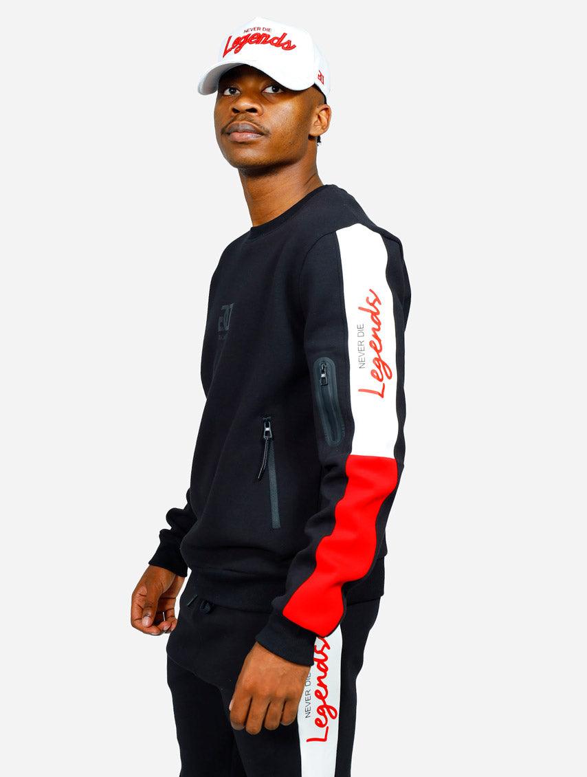 Gracias Dios Gracias Legends Never Die Oversized Tracksuit Sweatshirt - Challenger Streetwear