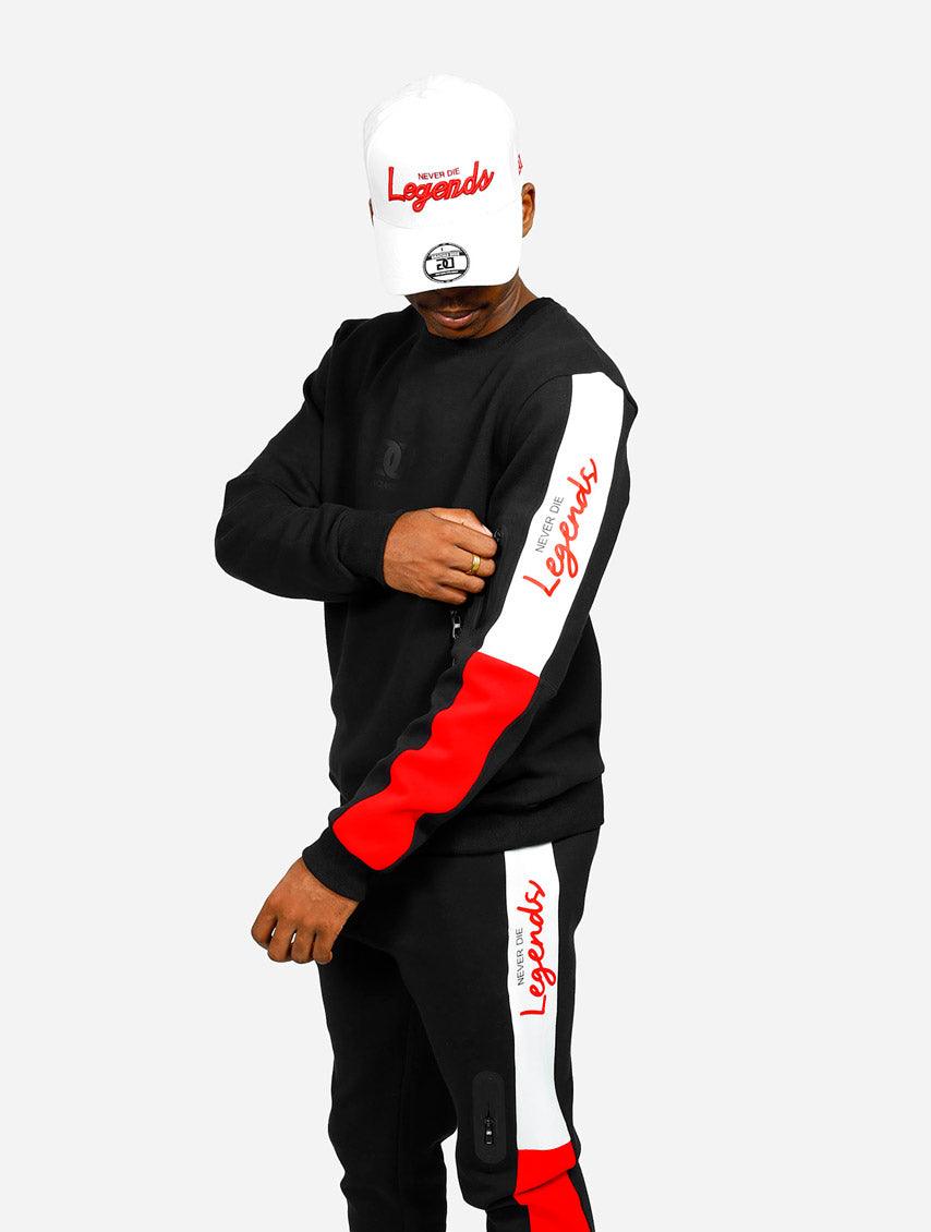 Gracias Dios Gracias Legends Never Die Oversized Tracksuit Sweatshirt - Challenger Streetwear