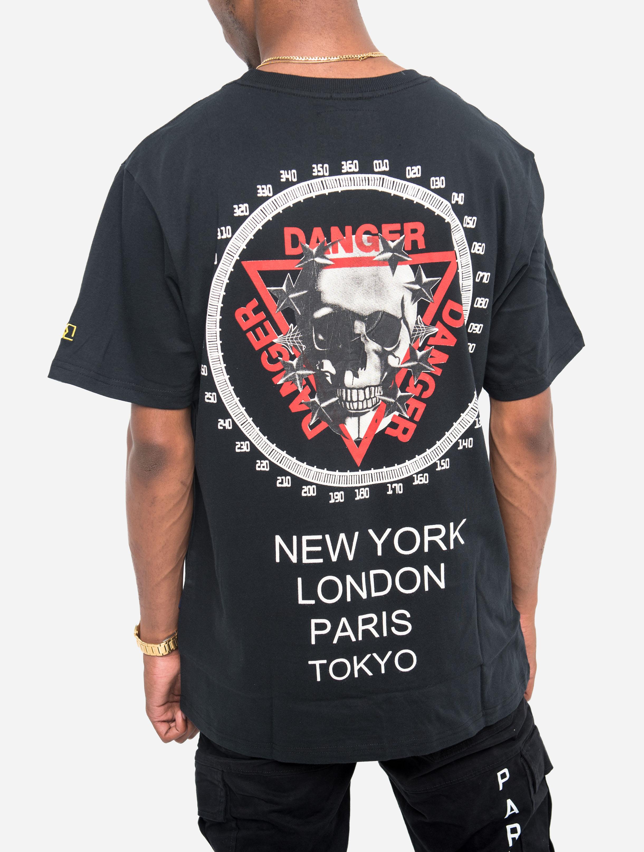 Gracias Dios New York London Paris Tokyo Cities T-Shirt - Challenger Streetwear