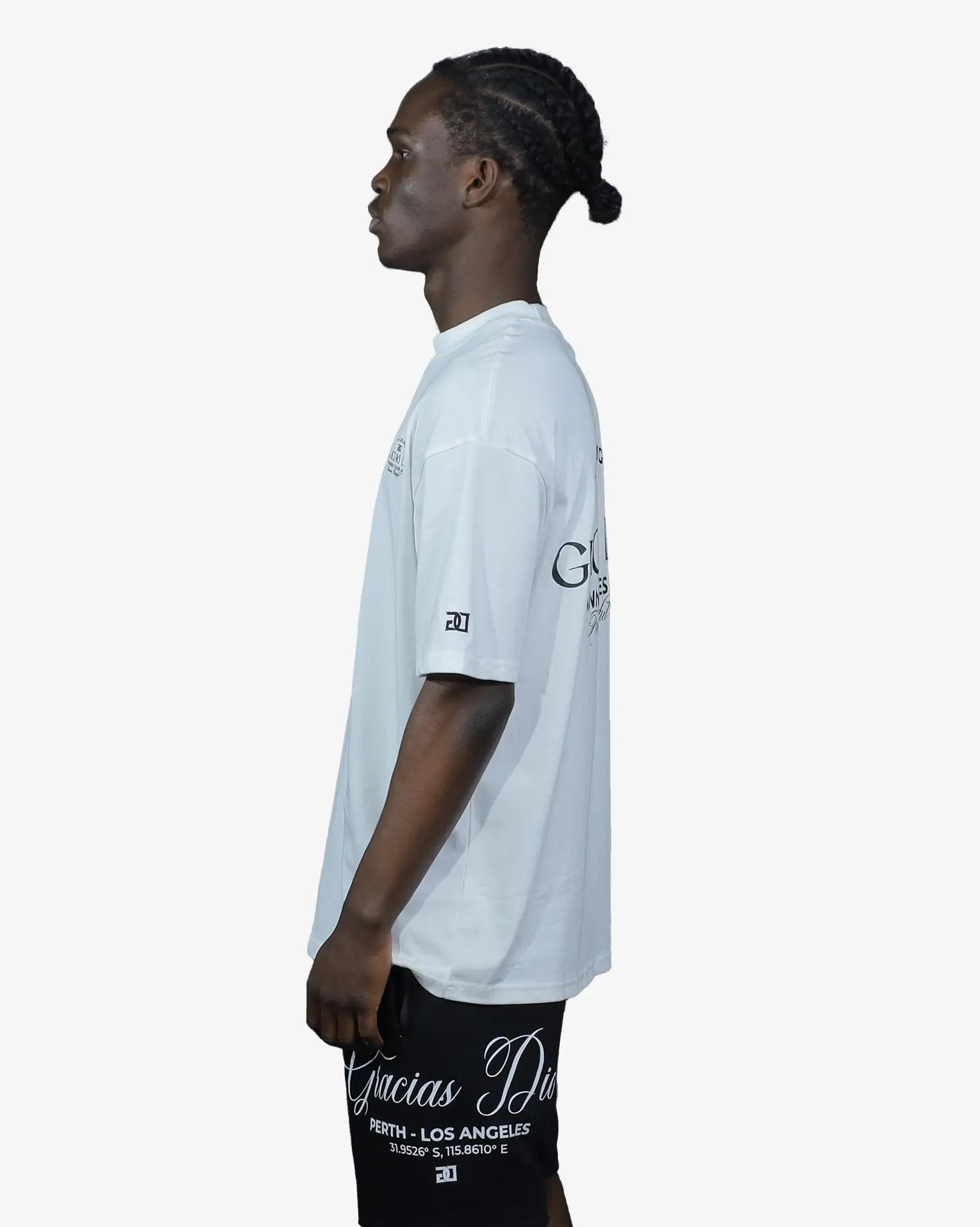 Gracias Dios White Essential Oversized T-Shirt