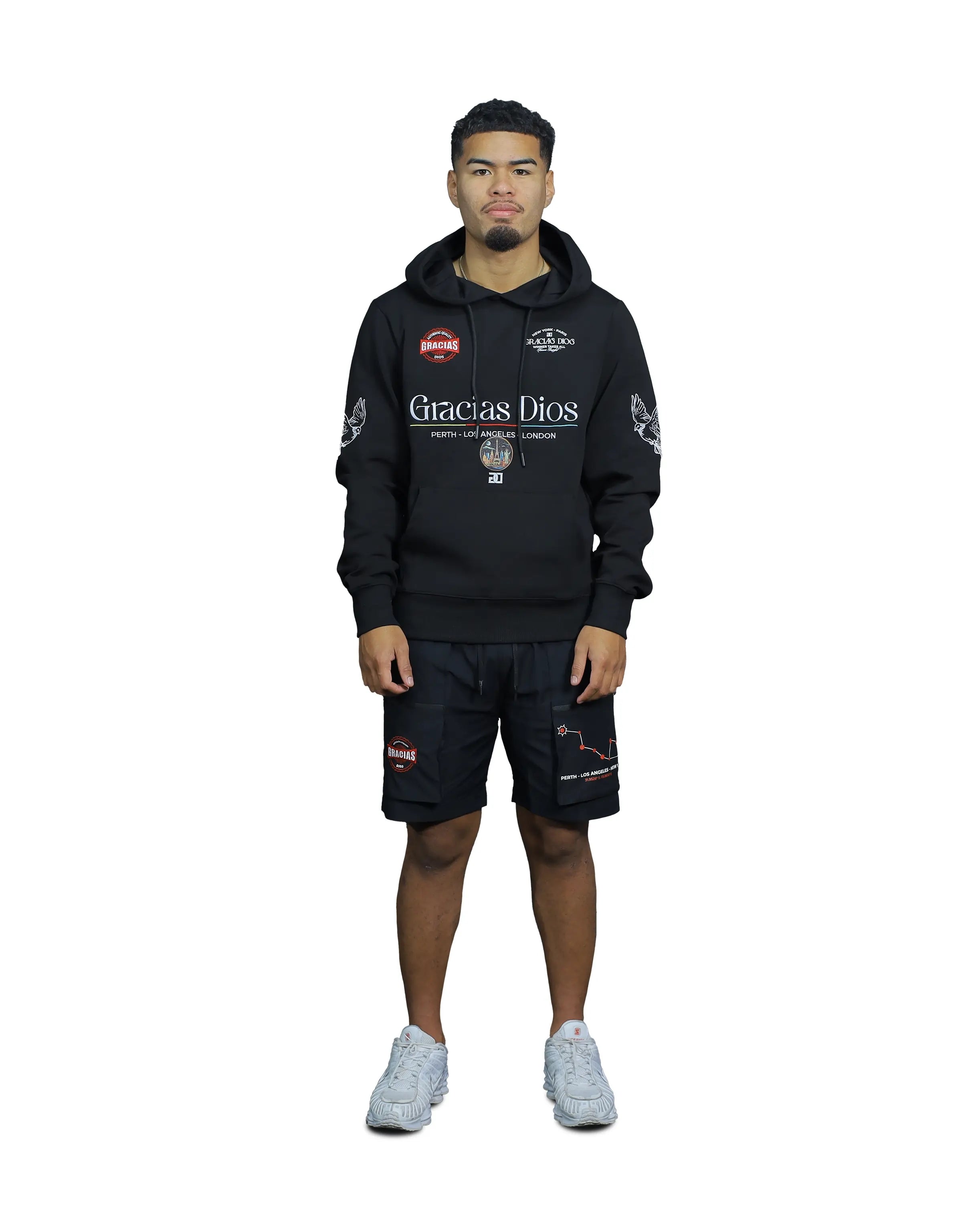 Gracias Dios Premium Patch Hoodie