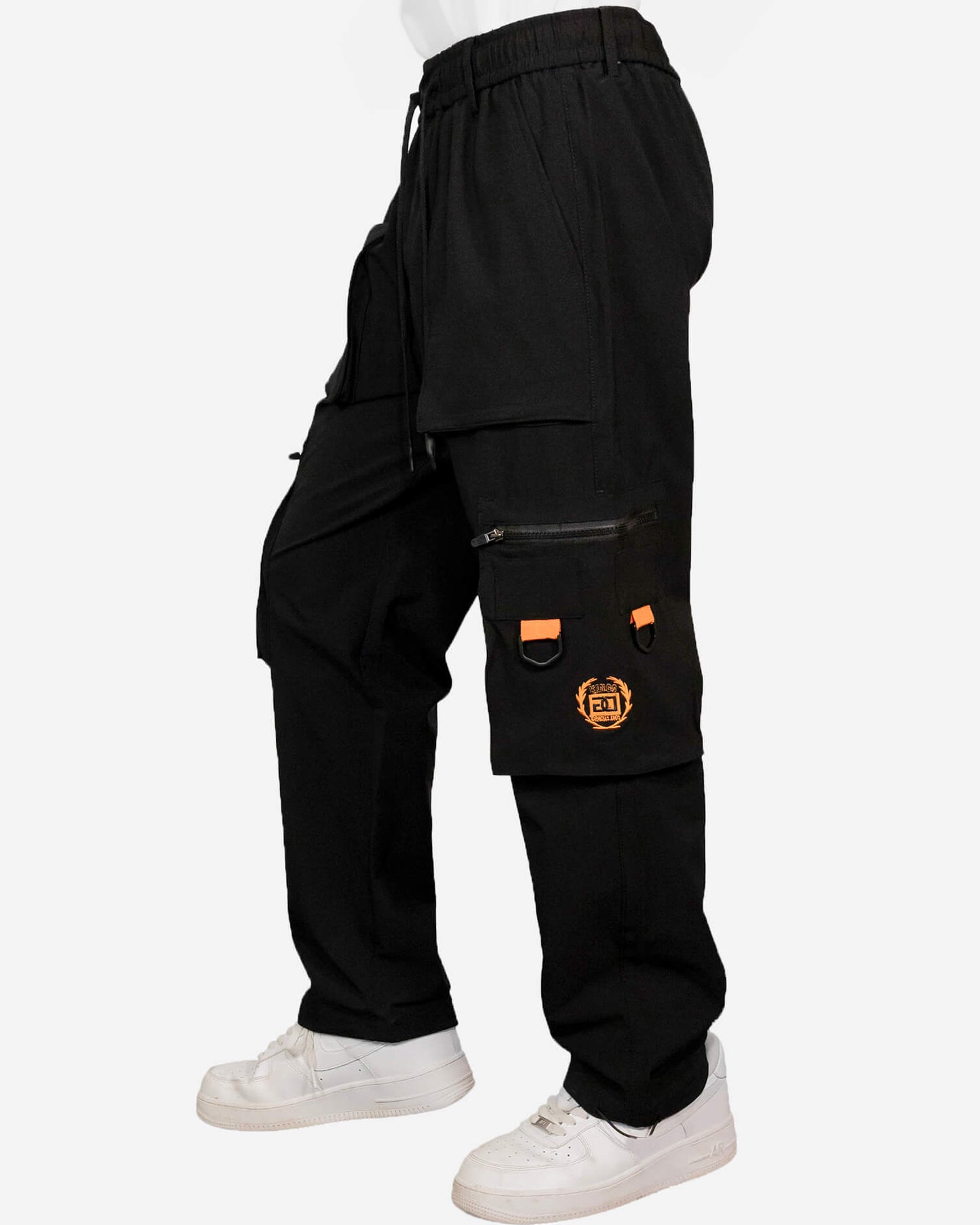 GD Essential Black Cargo Pants