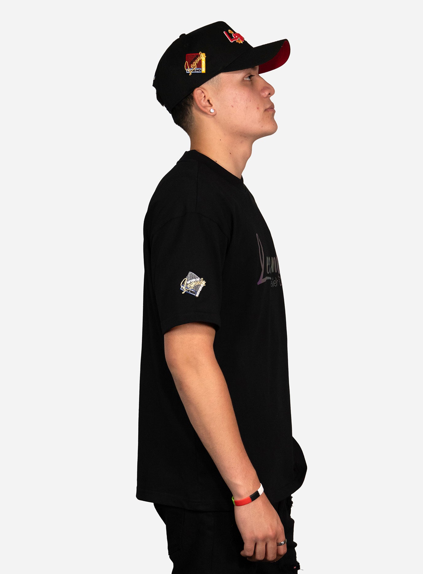 GD Legends Never Die Reflective Floral Oversized T-Shirt