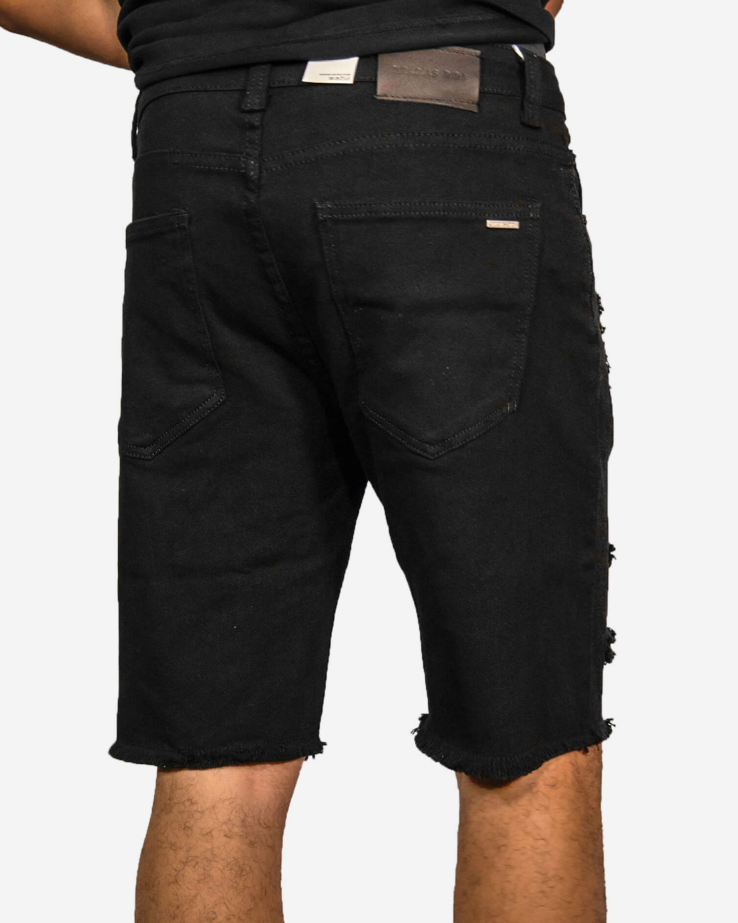 Paisley Ripped GD Denim Shorts