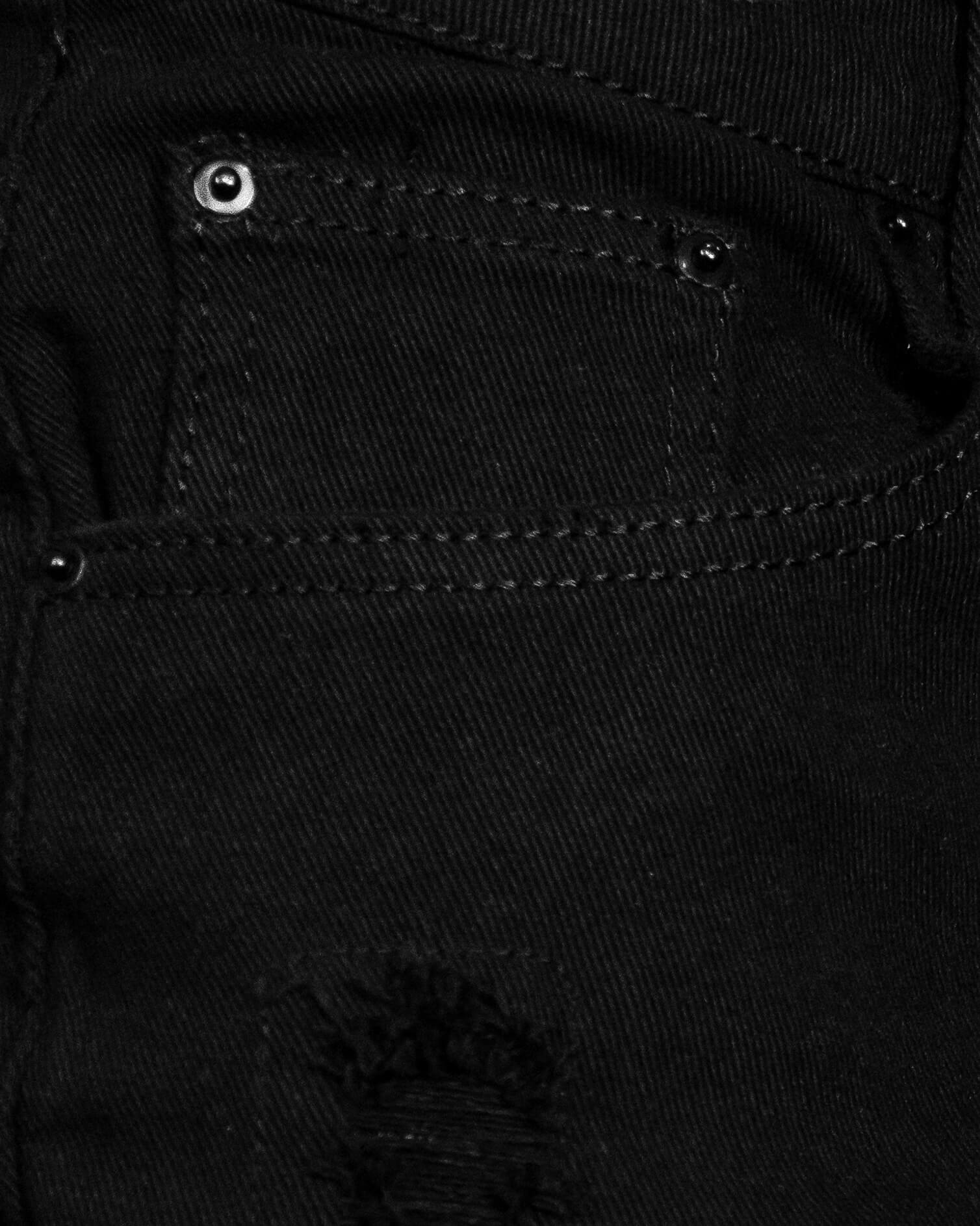 Paisley Ripped GD Denim Shorts