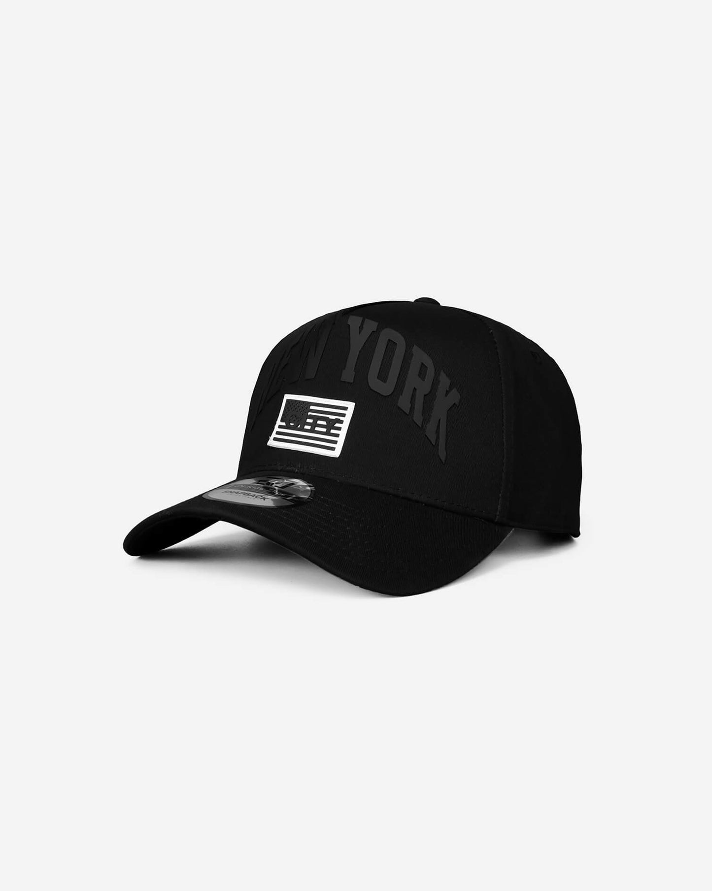 New York City A-Frame Snapback Black Hat