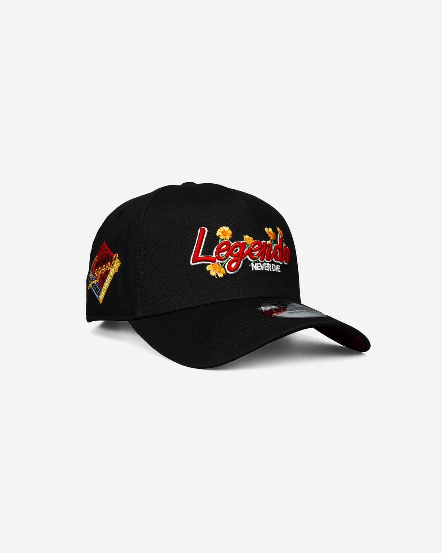 Legends Never Die Floral A-Frame Snapback Hat