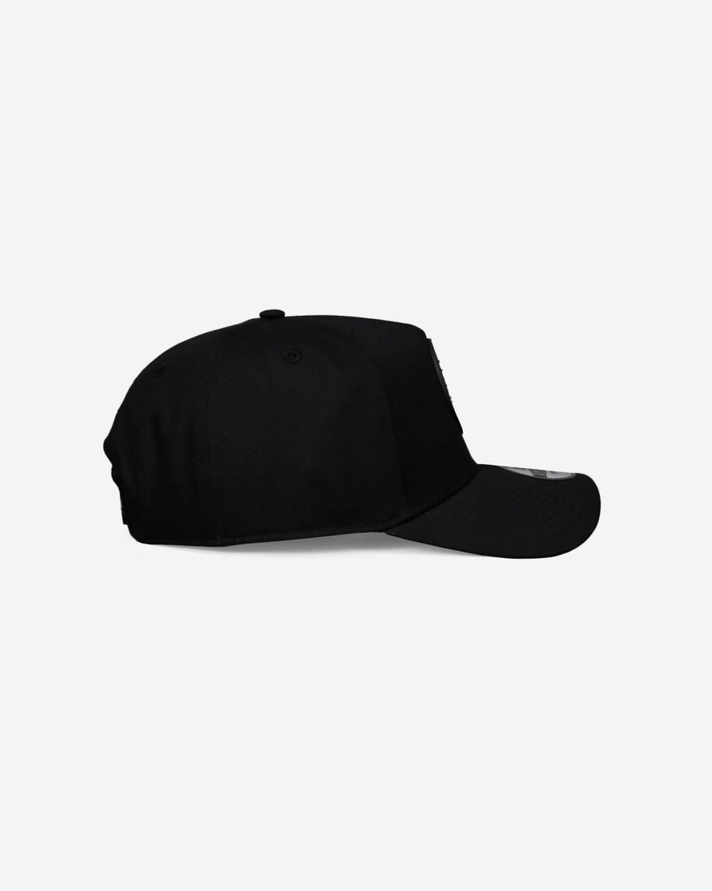 Indian A-Frame Snapback Hat Black