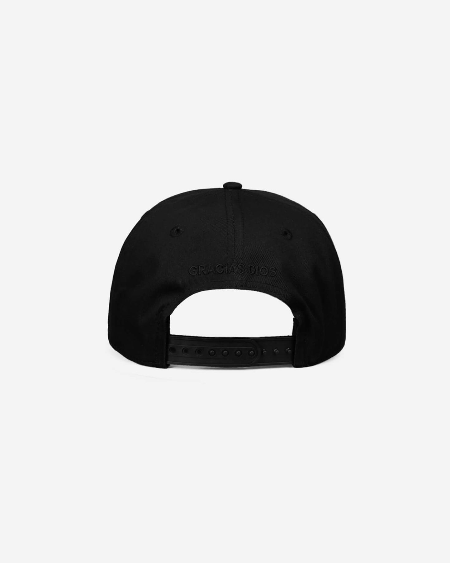 Indian A-Frame Snapback Hat Black