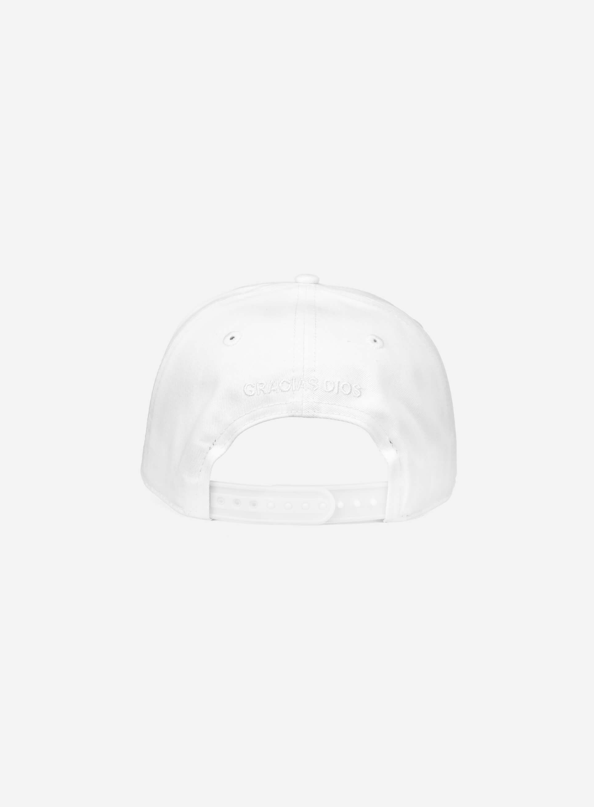 Indian A-Frame Snapback White Hat