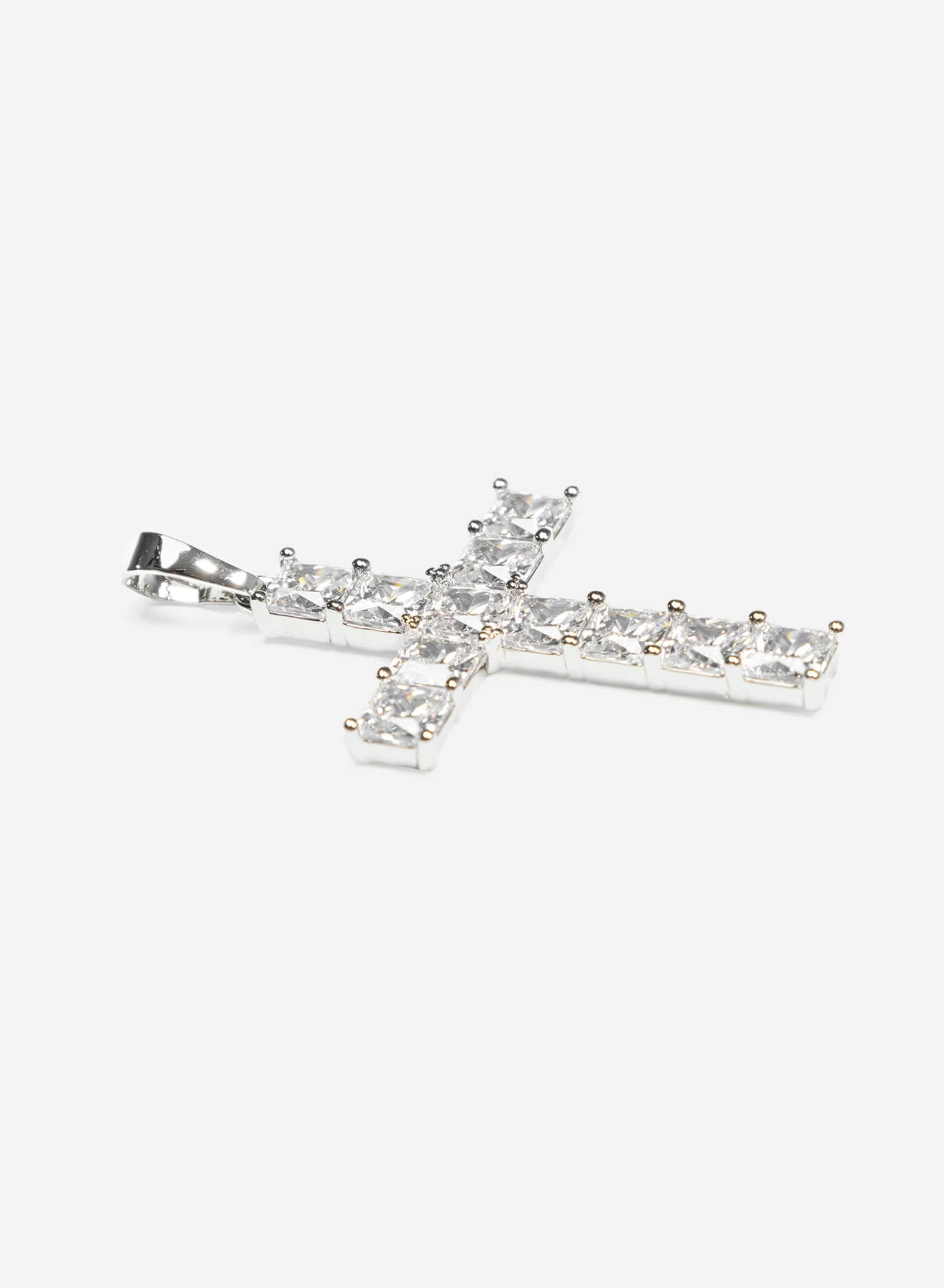 GD Cubic Zirconia Cross Pendant