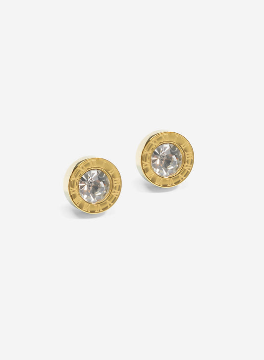 GD Roman Numeral Stud Earring