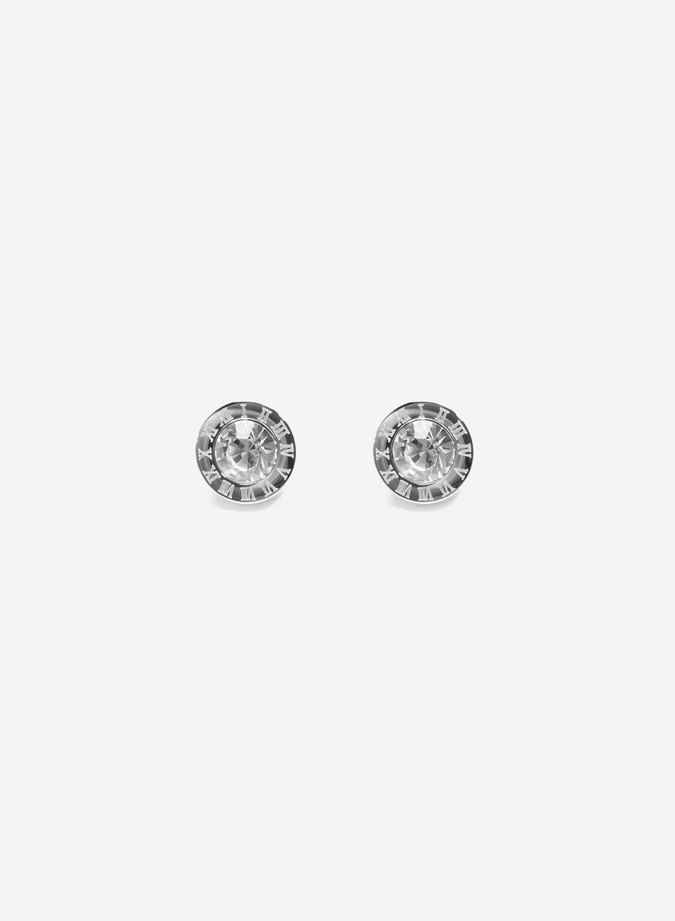 GD Roman Numeral Stud Earring