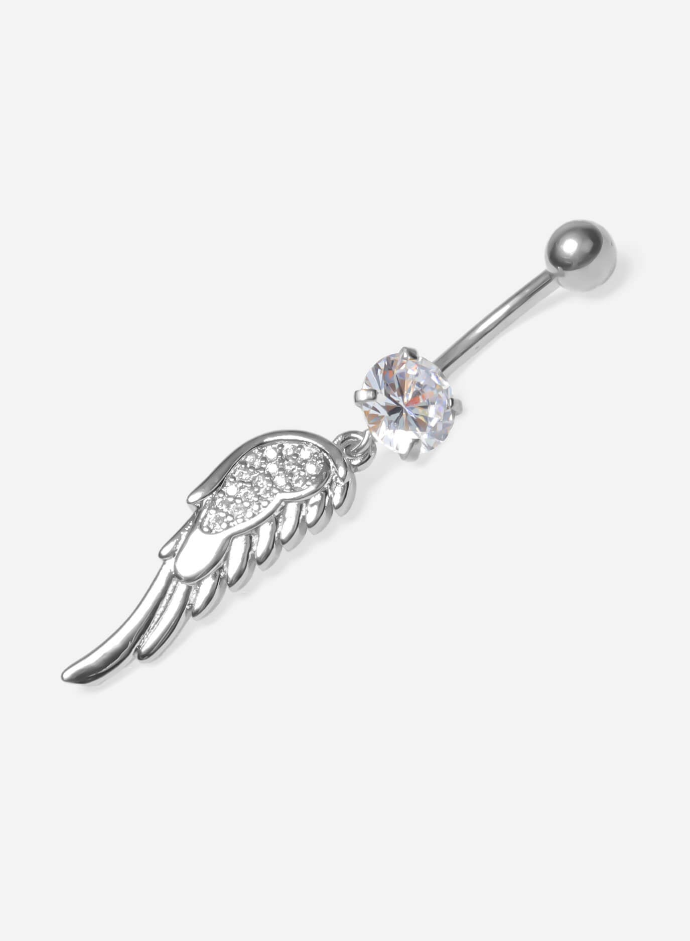 GD Angel Wing Dangle Belly Ring