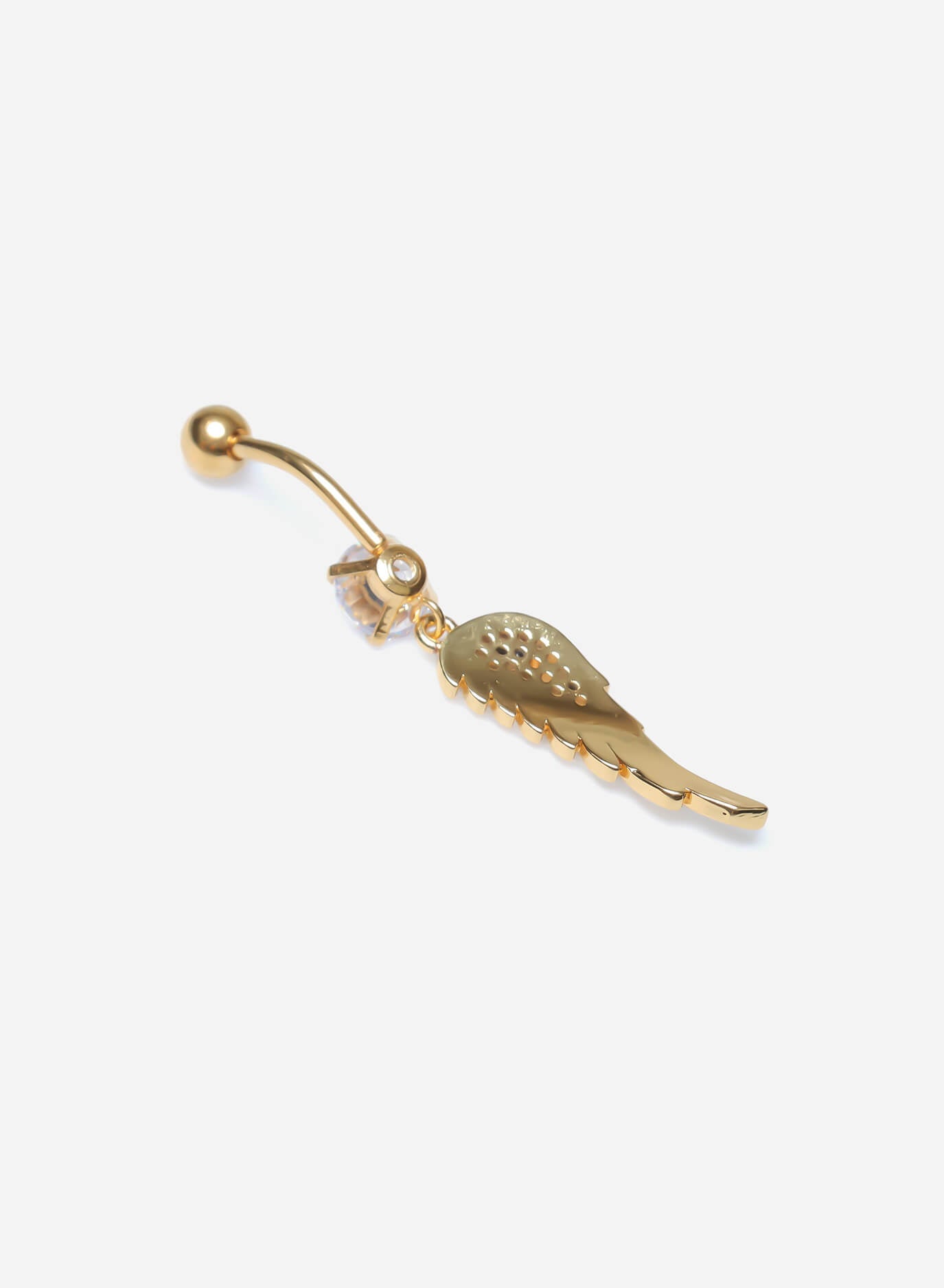 GD Angel Wing Dangle Belly Ring