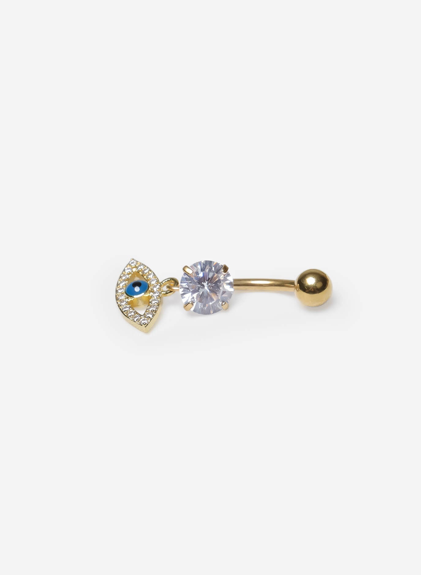GD Classic Evil Eye Dangle Belly Ring