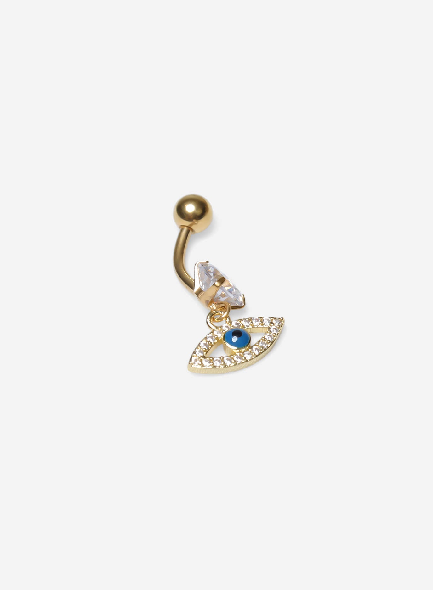 GD Classic Evil Eye Dangle Belly Ring