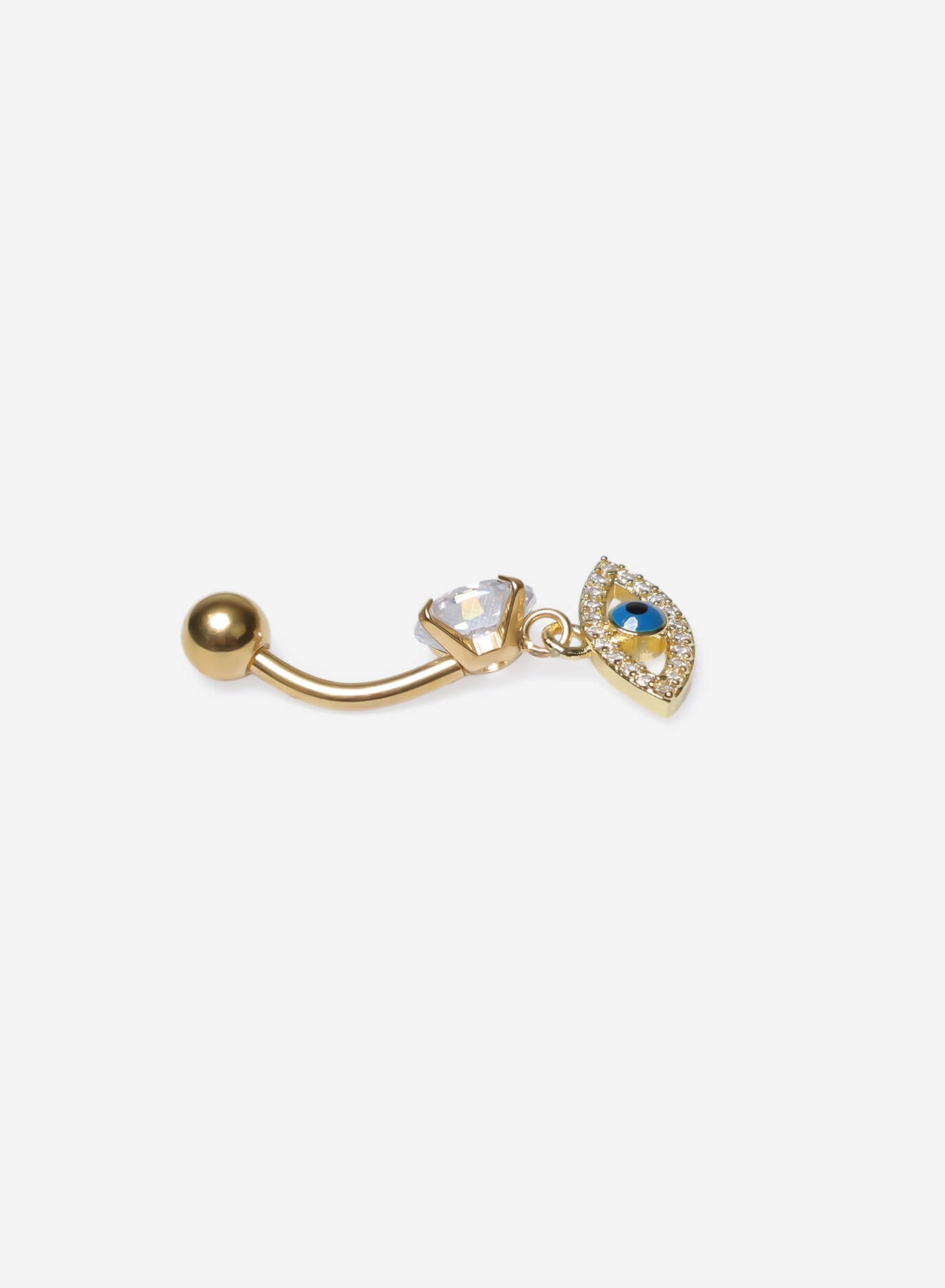 GD Classic Evil Eye Dangle Belly Ring