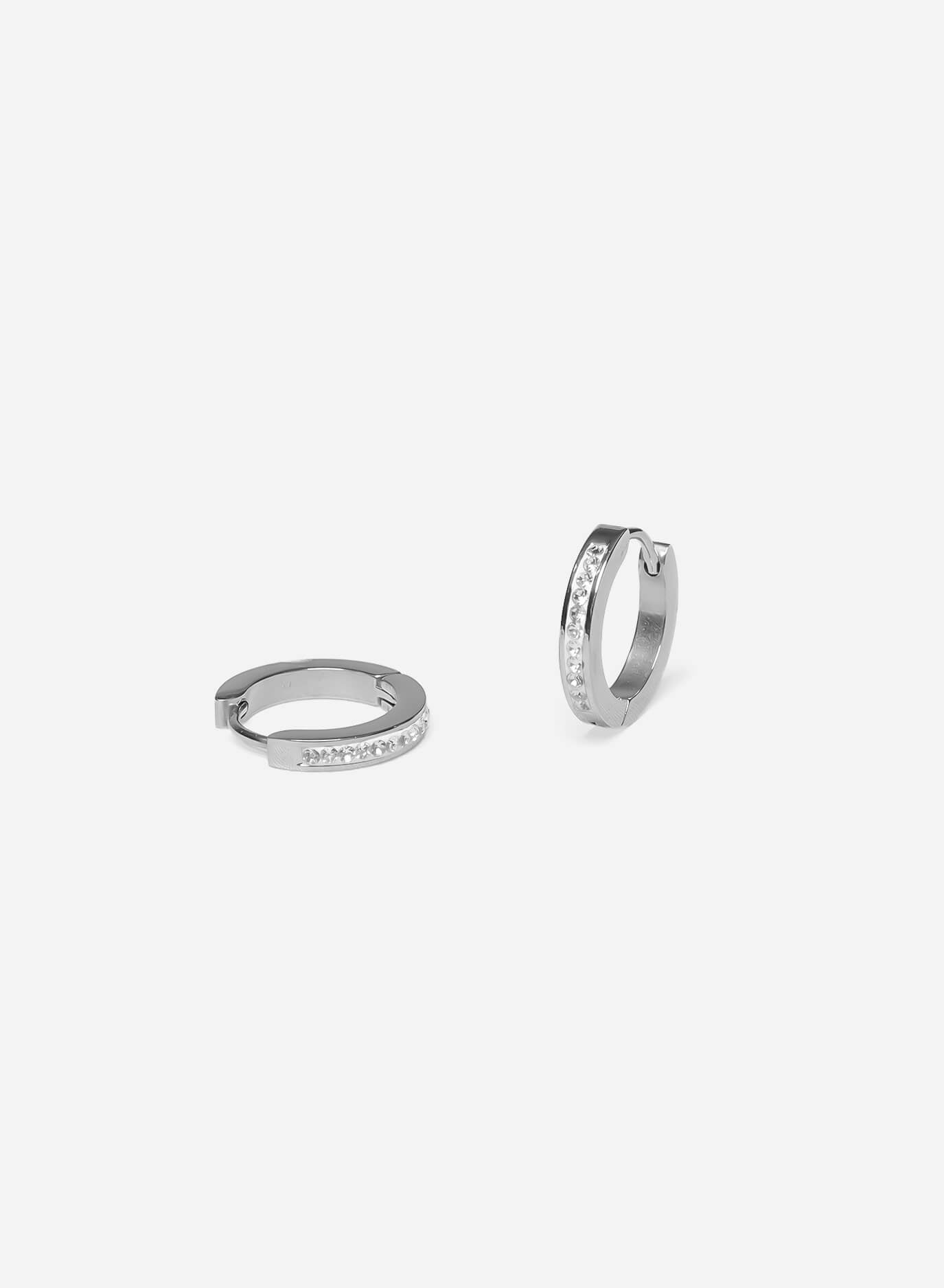 GD Simple Icy Hoop Earrings