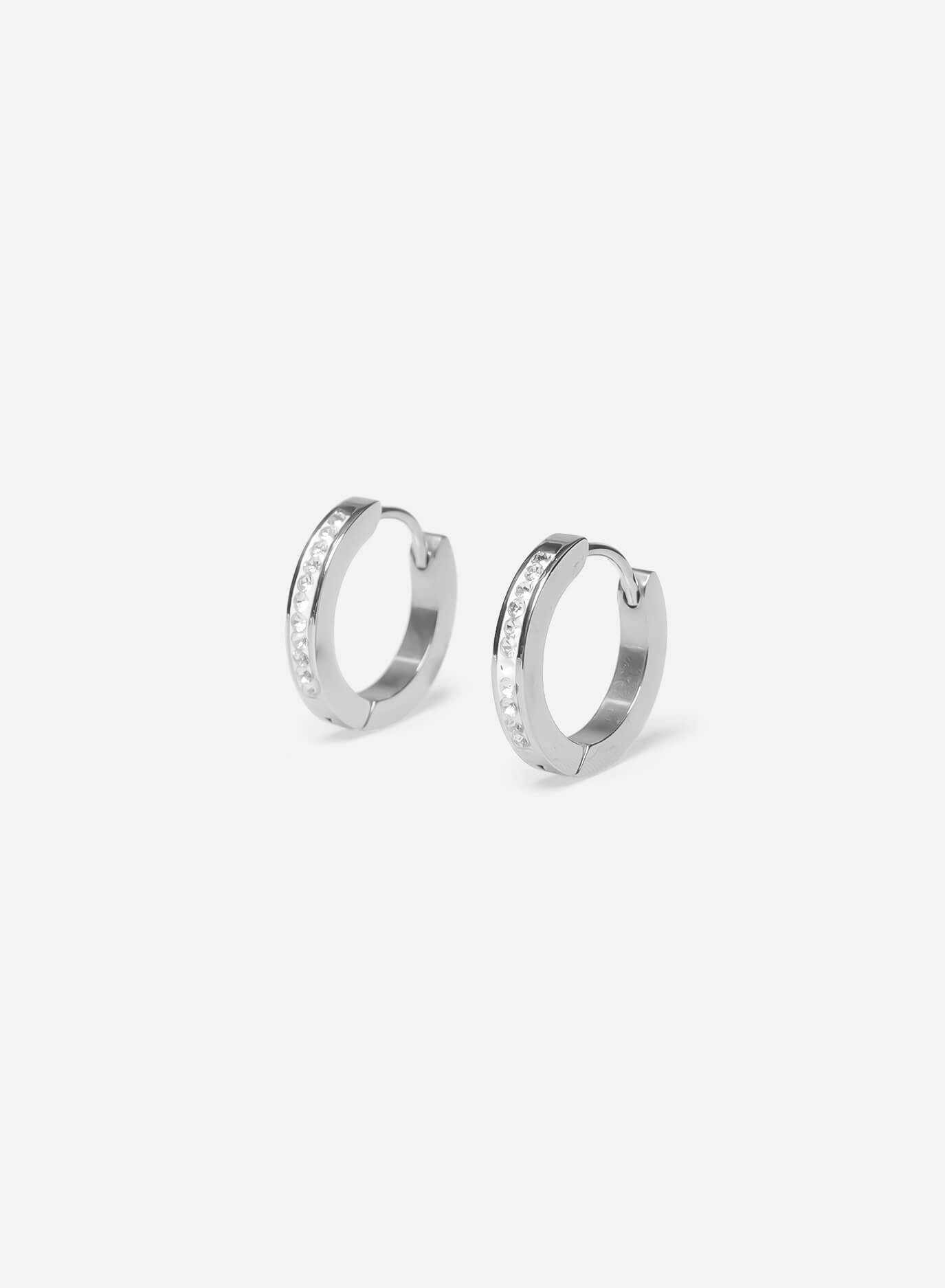 GD Simple Icy Hoop Earrings
