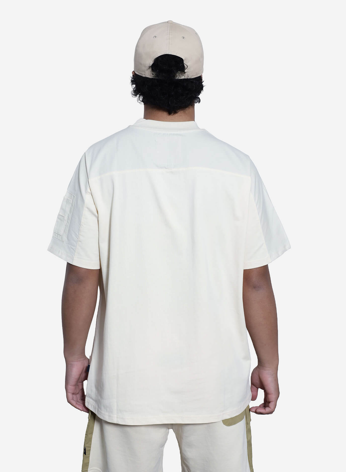 GD Woven Oversized Sleeve Pocket Tee
