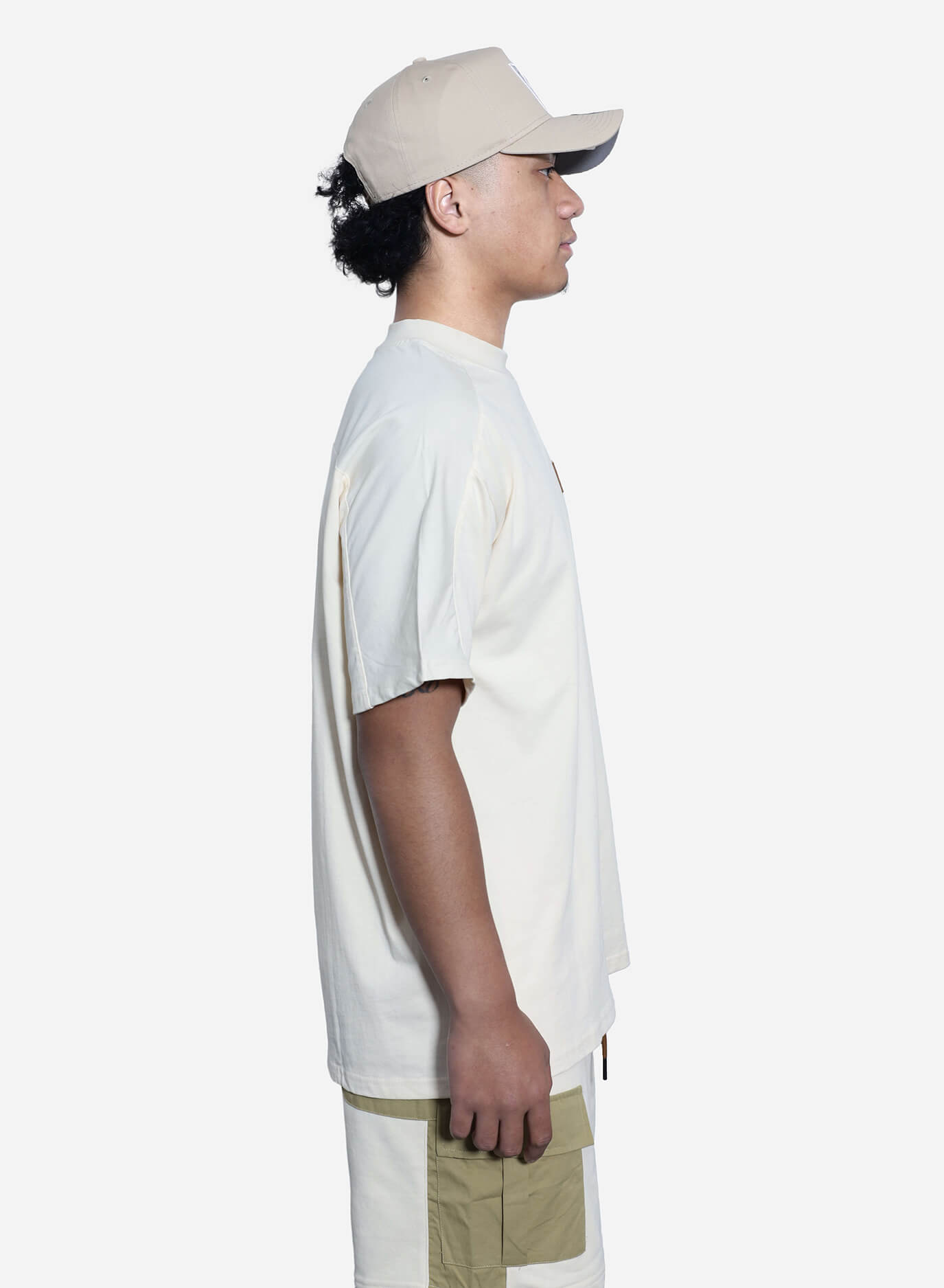 GD Woven Oversized Sleeve Pocket Tee