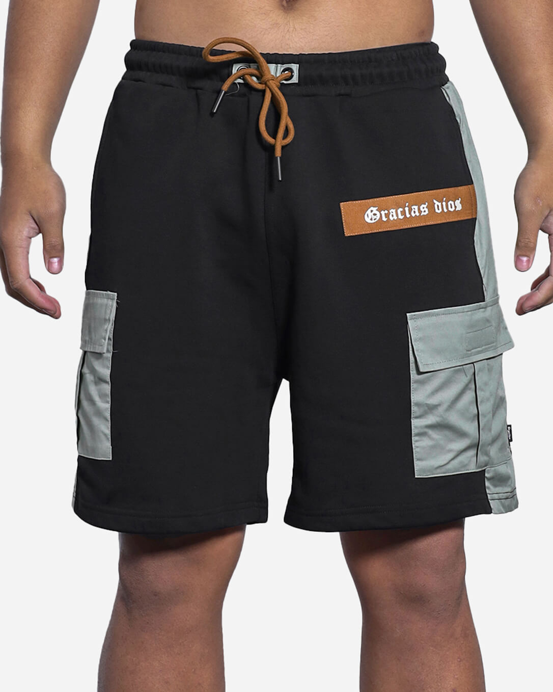 Fleece Cargo Short Black