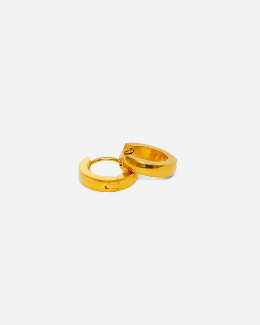 GD Classic Gold Tone Hoops Earrings