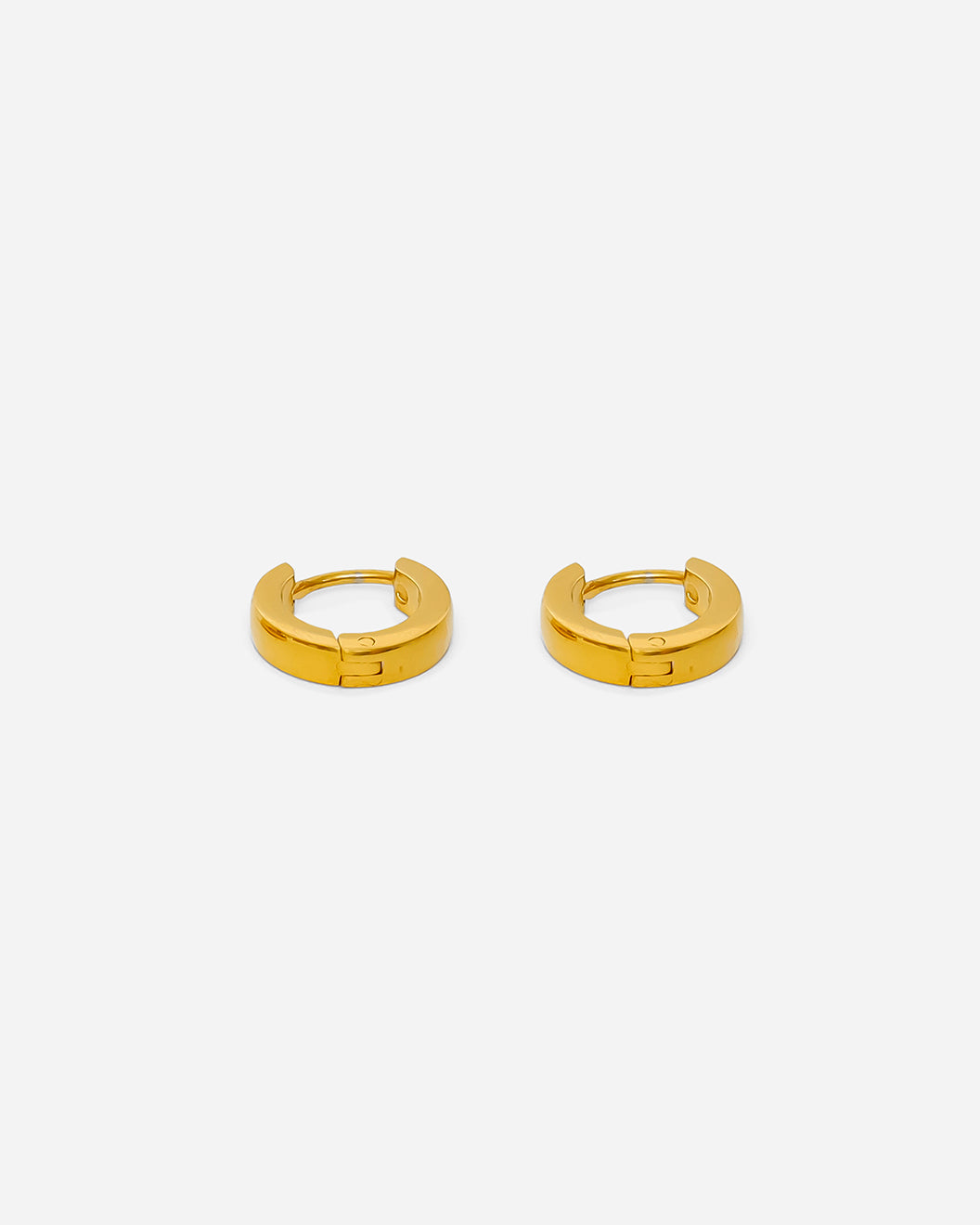 GD Classic Gold Tone Hoops Earrings