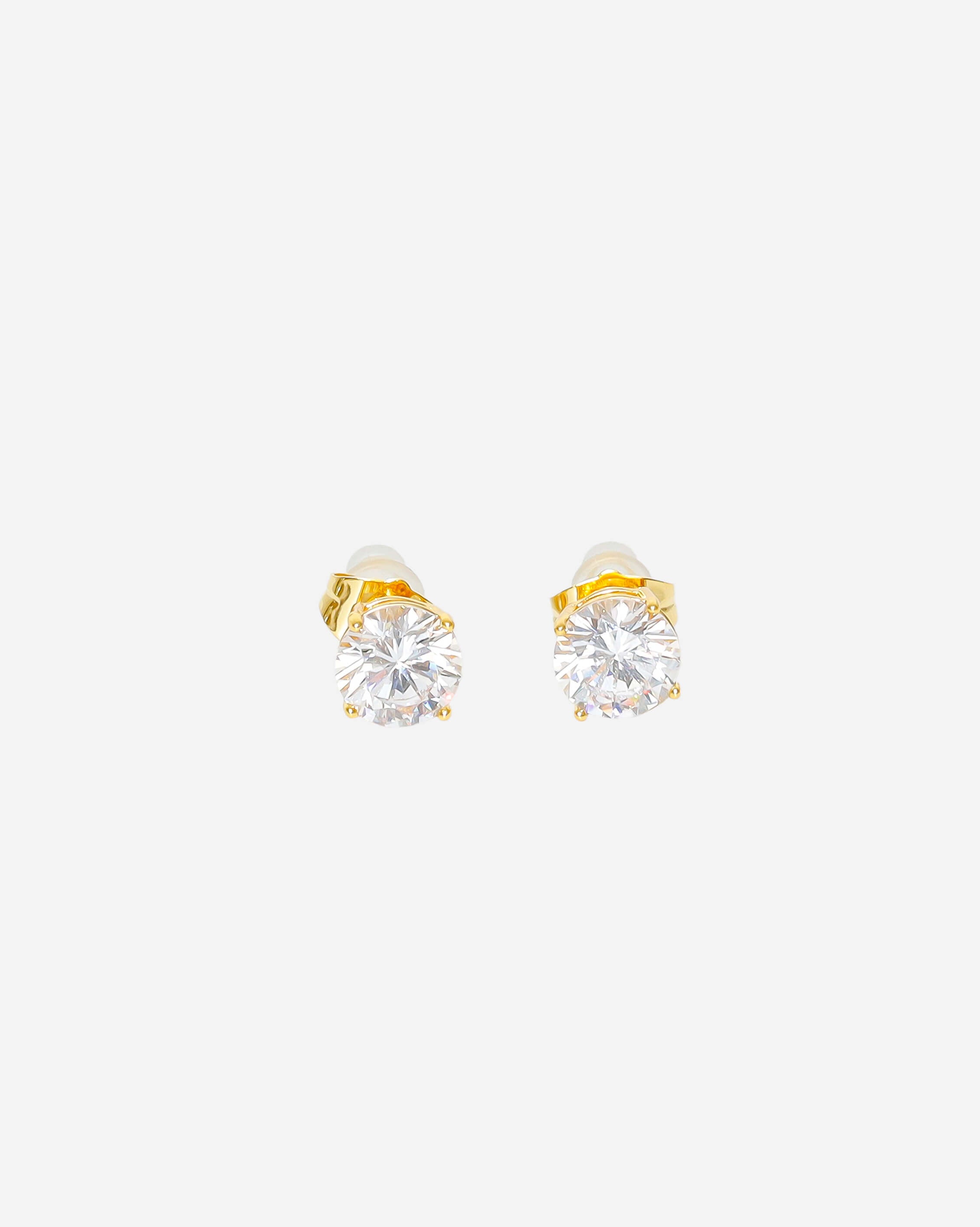 GD Hexagon Circle Gold Plated Earrings
