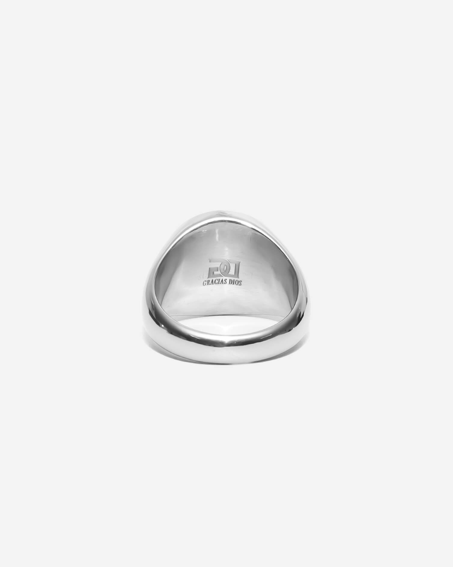 GD Compass Design Red Zircon Ring