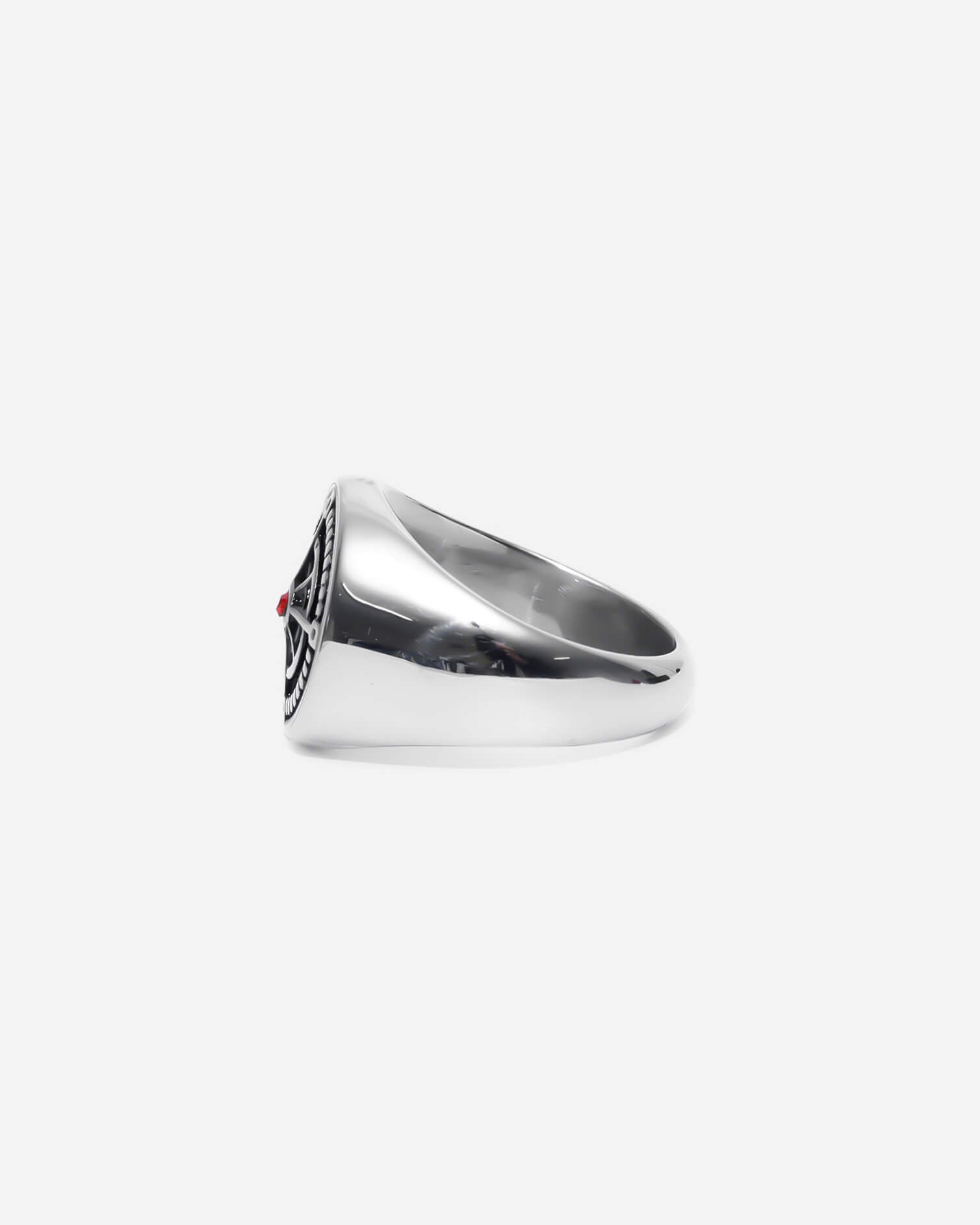GD Compass Design Red Zircon Ring