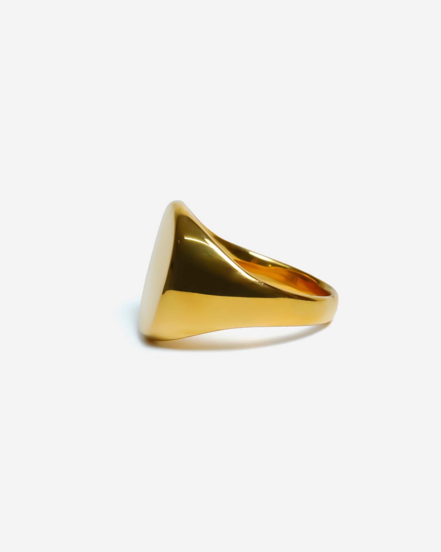 GD Classic Oval Signet Ring – Gold Plated