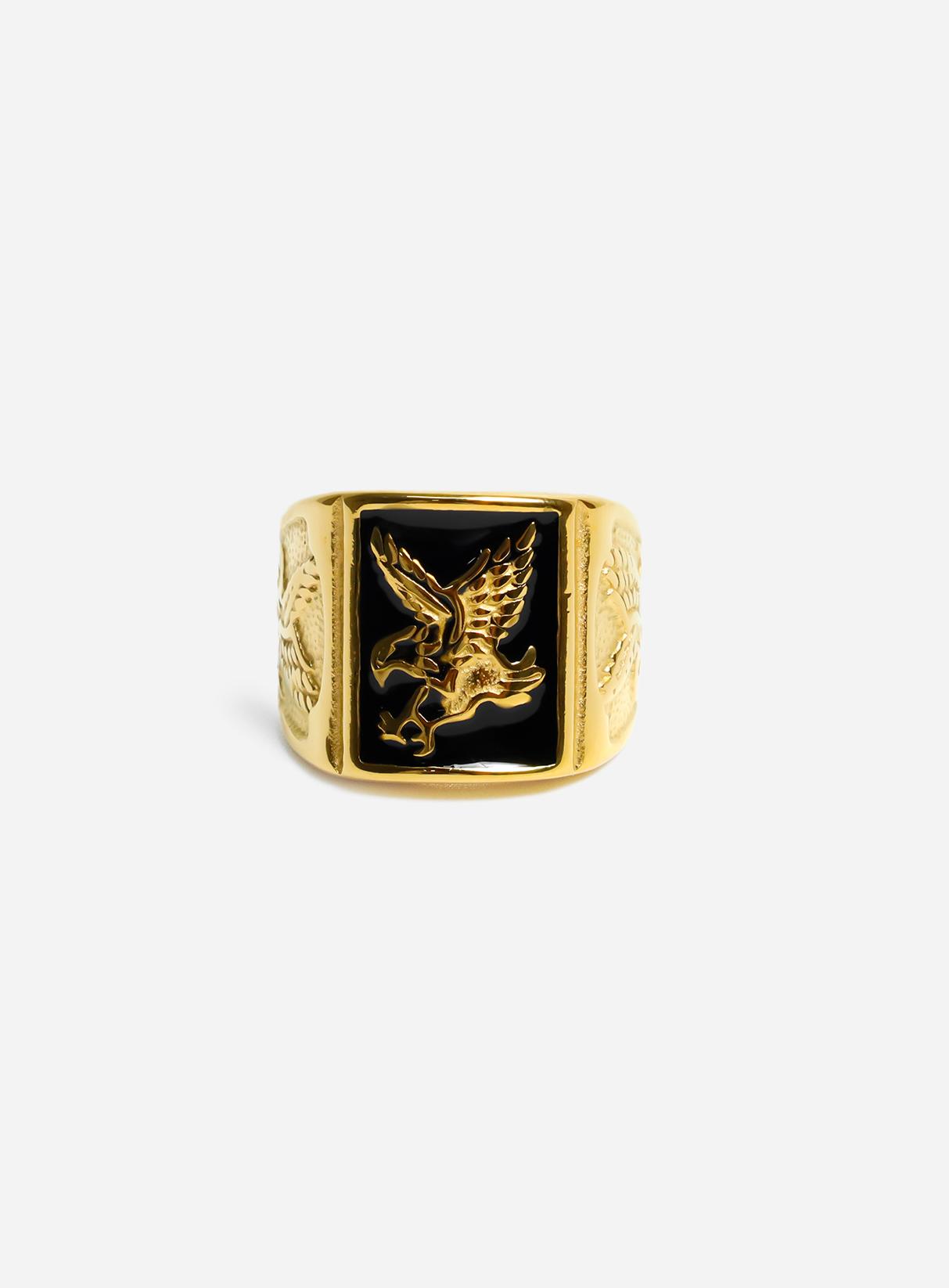 GD Golden Eagle Mens Ring